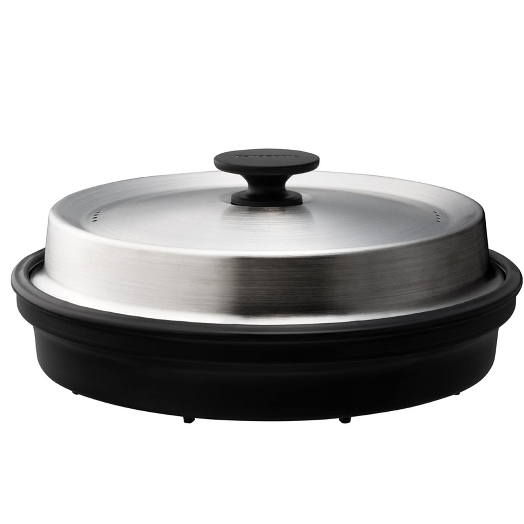 Panasonic HomeChef Magic Pot for Microwave Oven - 4-in-1 Microwave Safe Cookware for Pan Searing, Simmering, Steaming & Grilling (NN-ASP1AW) - Perfect for Quick Meals, Healthy Cooking & Small Kitchen Spaces
