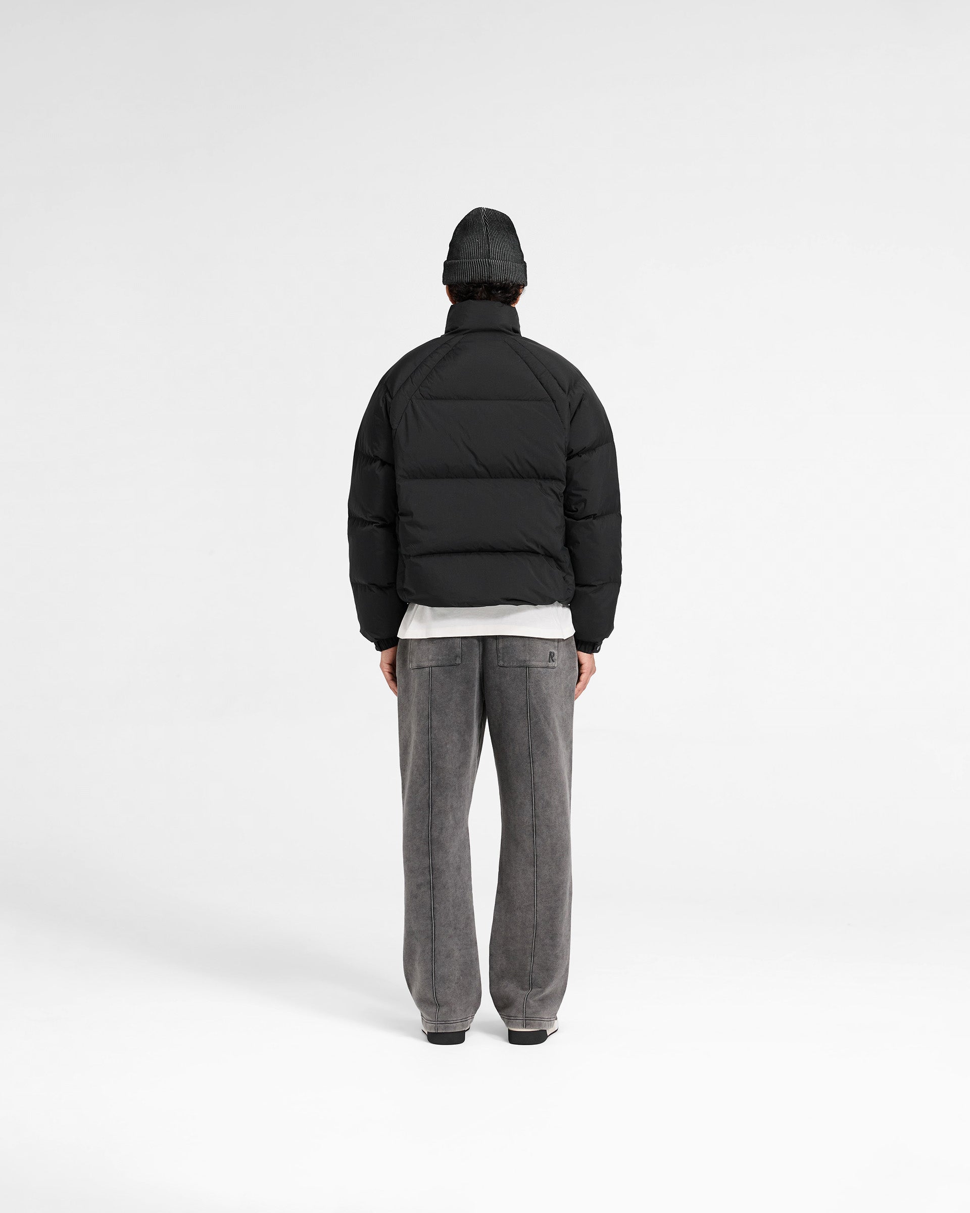 Black Funnel Neck Puffer Jacket - Winter Warm Coat for Women | Perfect for Cold Weather, Outdoor Activities & Casual Style
