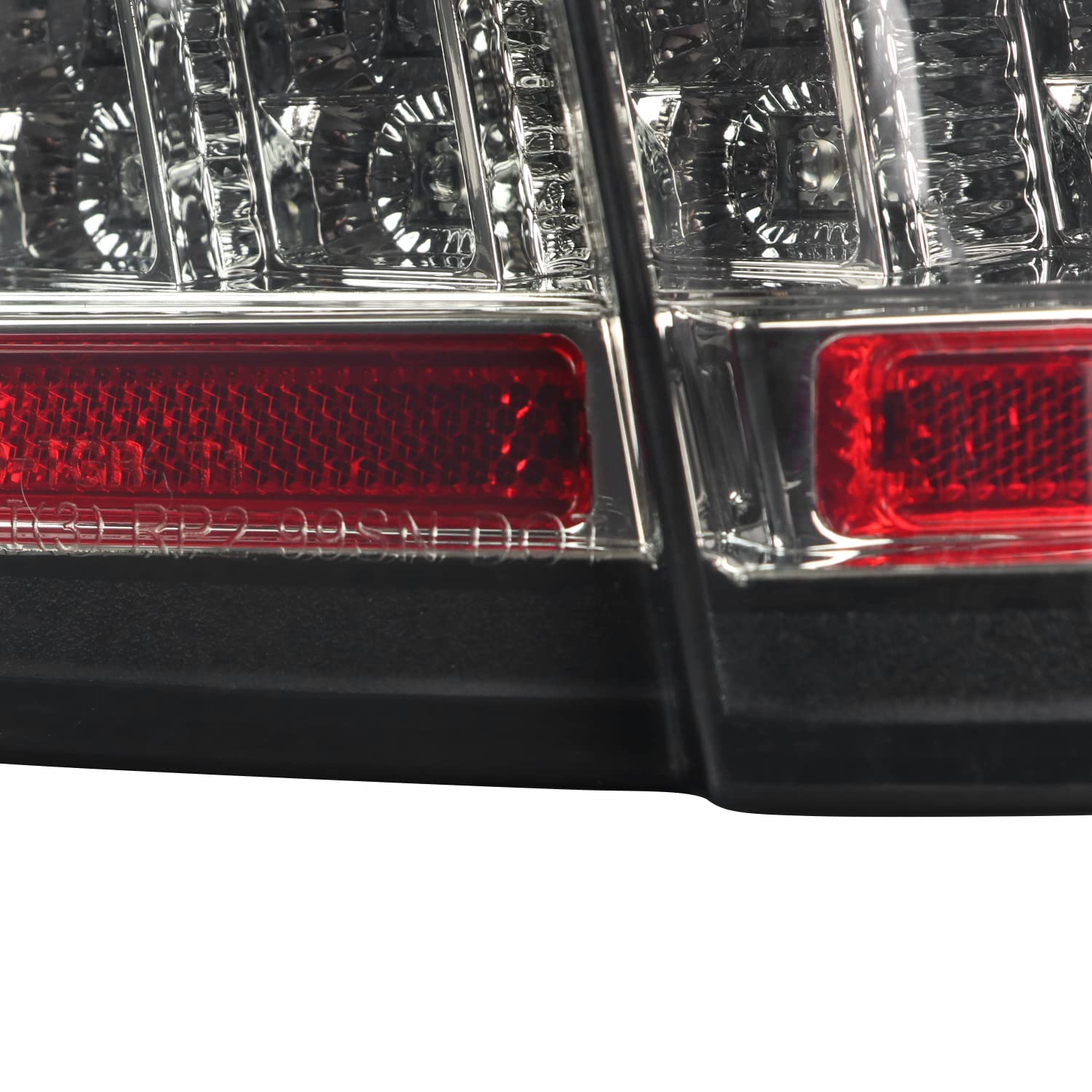 Spec-D Tuning Glossy Black Smoke Sequential LED Tail Lights for 1999-2004 Ford Mustang - Left & Right Pair Assembly - Upgrade Your Ride with Enhanced Style & Visibility for Night Driving & Car Shows