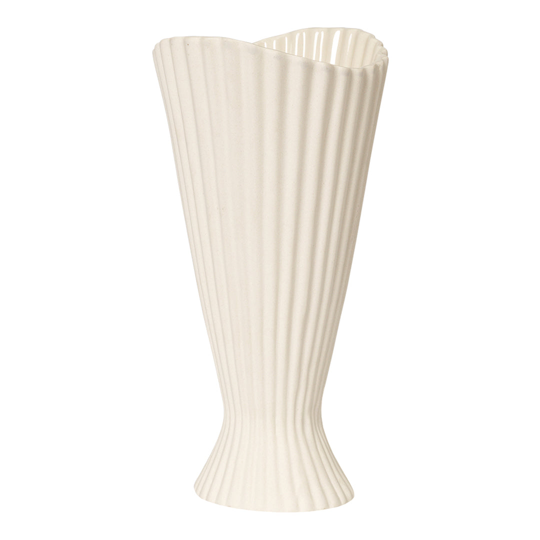 Ferm Living Kurinu Fountain Vase - Modern Ceramic Water Fountain for Home & Garden Decor | Perfect for Indoor Plants, Table Centerpieces, and Zen Relaxation Spaces