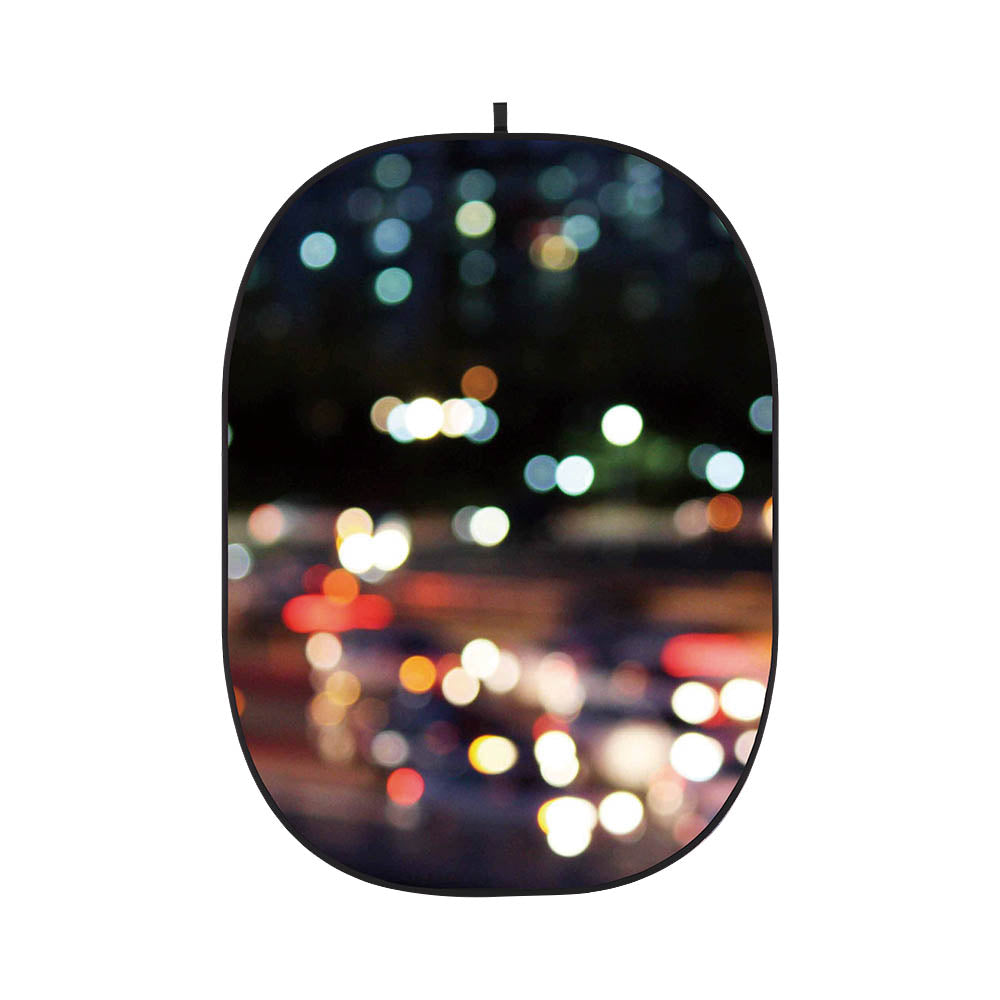 Premium CBA TB0006 Bokeh Textured 2x1.5m Collapsible Photo Backdrop - Perfect for Photography Studios, YouTube Videos & Social Media Content Creation