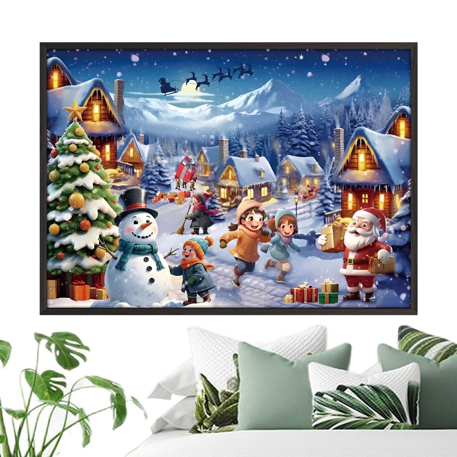 2024 Christmas Advent Calendar Puzzle - 24-Day Holiday Countdown Decor for Home & Family Game Night | Interactive Parent-Child Bedroom Activity | Perfect for Christmas Decorations & Festive Family Bonding