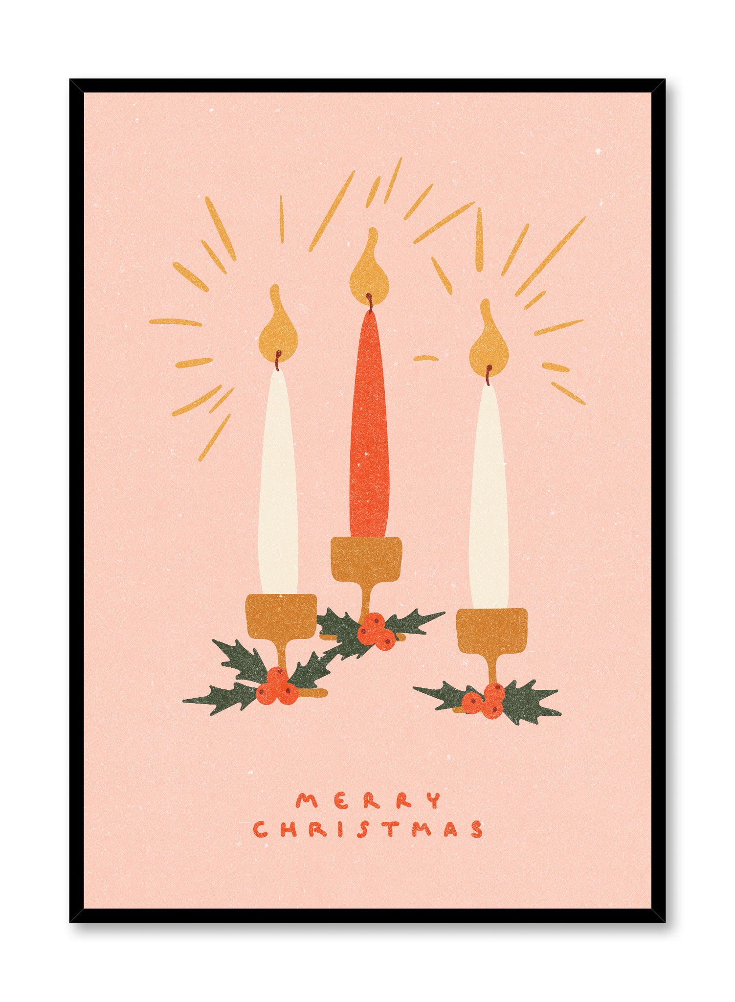 Cozy Holiday Poster - Festive Winter Decor for Home & Office - Perfect for Christmas, New Year & Seasonal Celebrations