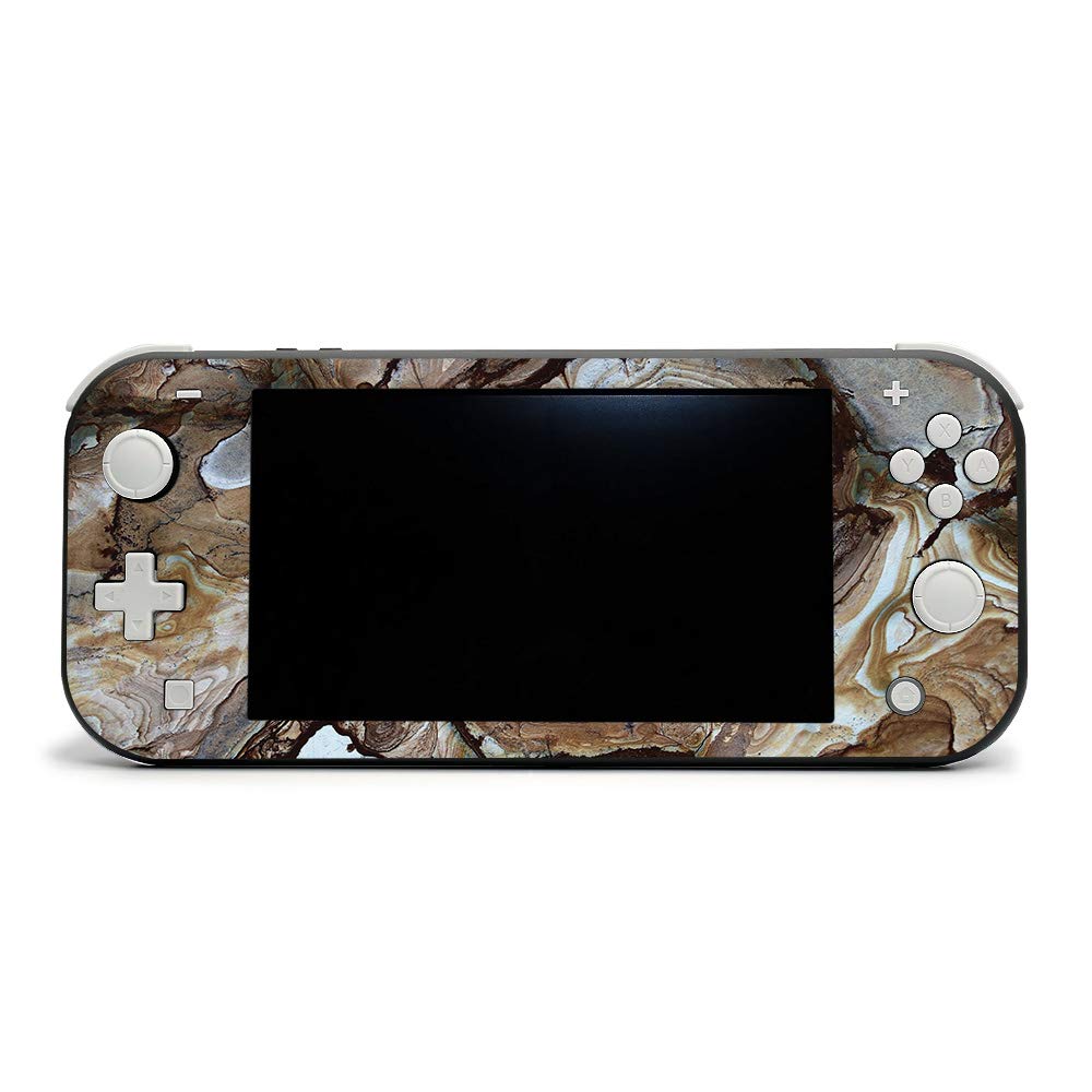 MightySkins Nintendo Switch Lite Skin Cover - Brown Marble Vinyl Decal Wrap | Protective & Durable Custom Design | Easy to Apply & Remove | Made in USA | Perfect for Gaming, Travel & Personalization