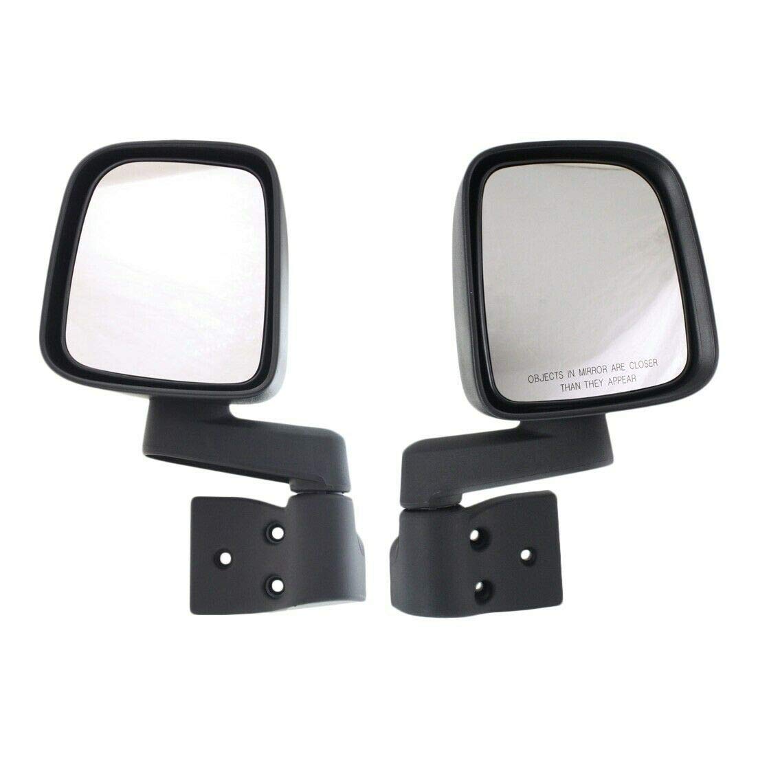 XEMRVGU Manual Side View Mirrors Folding Pair Set for 2003-2006 Cars & Trucks | Durable Auto Replacement Mirrors | Perfect for Parking, Tight Spaces & Off-Roading