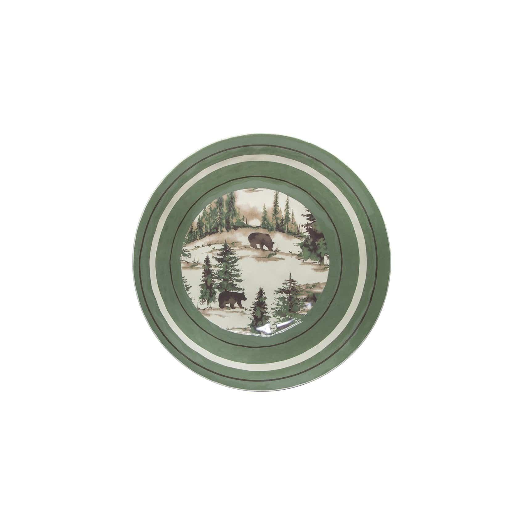 Joshua 14-Piece Melamine Dinnerware Set - Durable & Lightweight Dish Set for Outdoor Dining, Picnics, Camping & Everyday Use