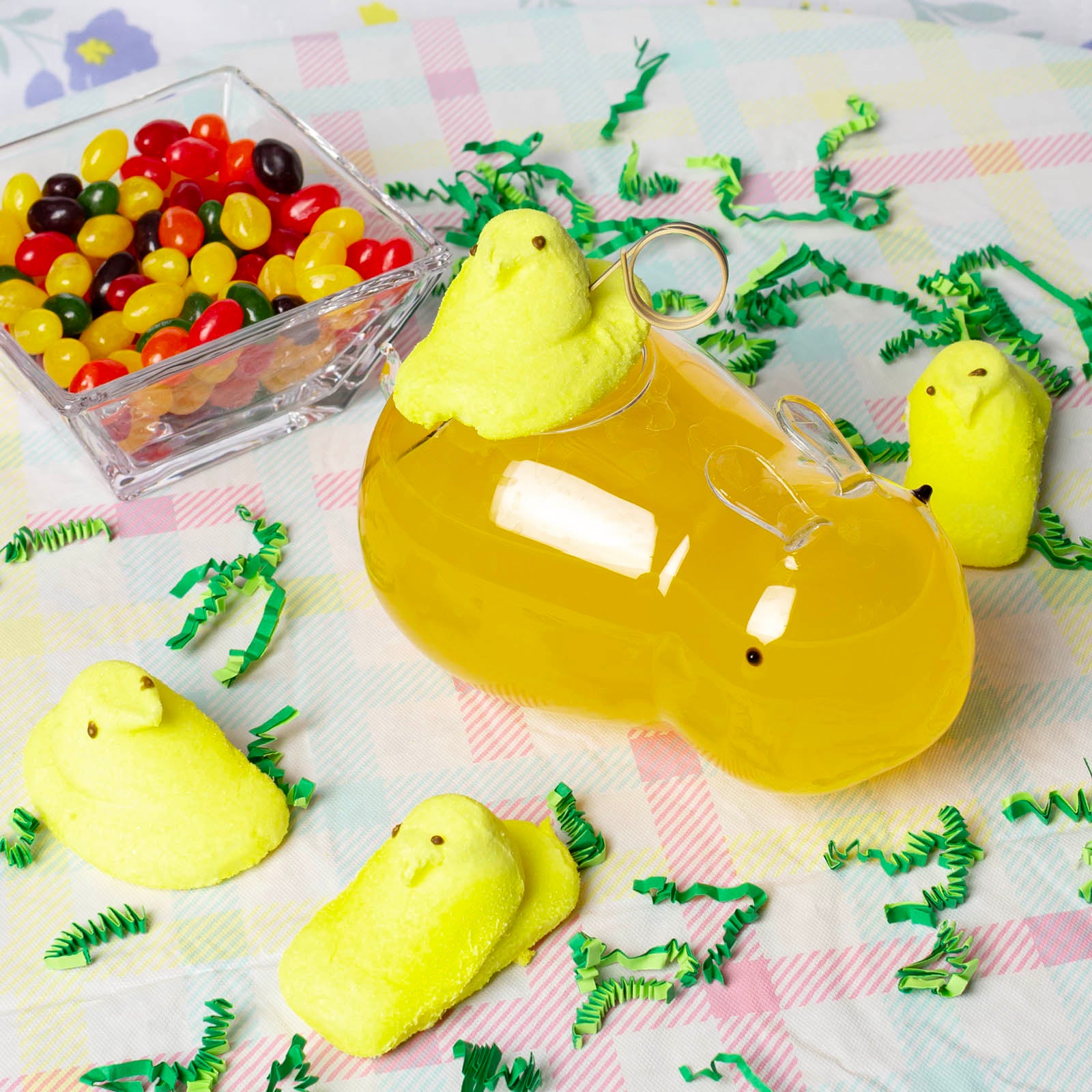 BarConic® Bunny Glass - 16 oz Clear Drinking Glass for Easter, Spring Decor, and Party Favors - Perfect for Juice, Cocktails, and Home Decor
