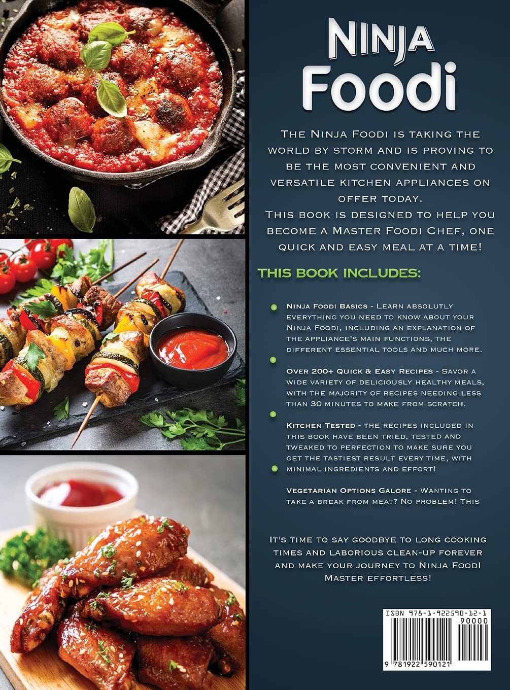 Ninja Foodi Cookbook: 365 Quick & Easy Air Fryer & Pressure Cooker Recipes for Beginners | Essential Guide for Delicious Meals | Perfect for Weeknight Dinners & Meal Prep