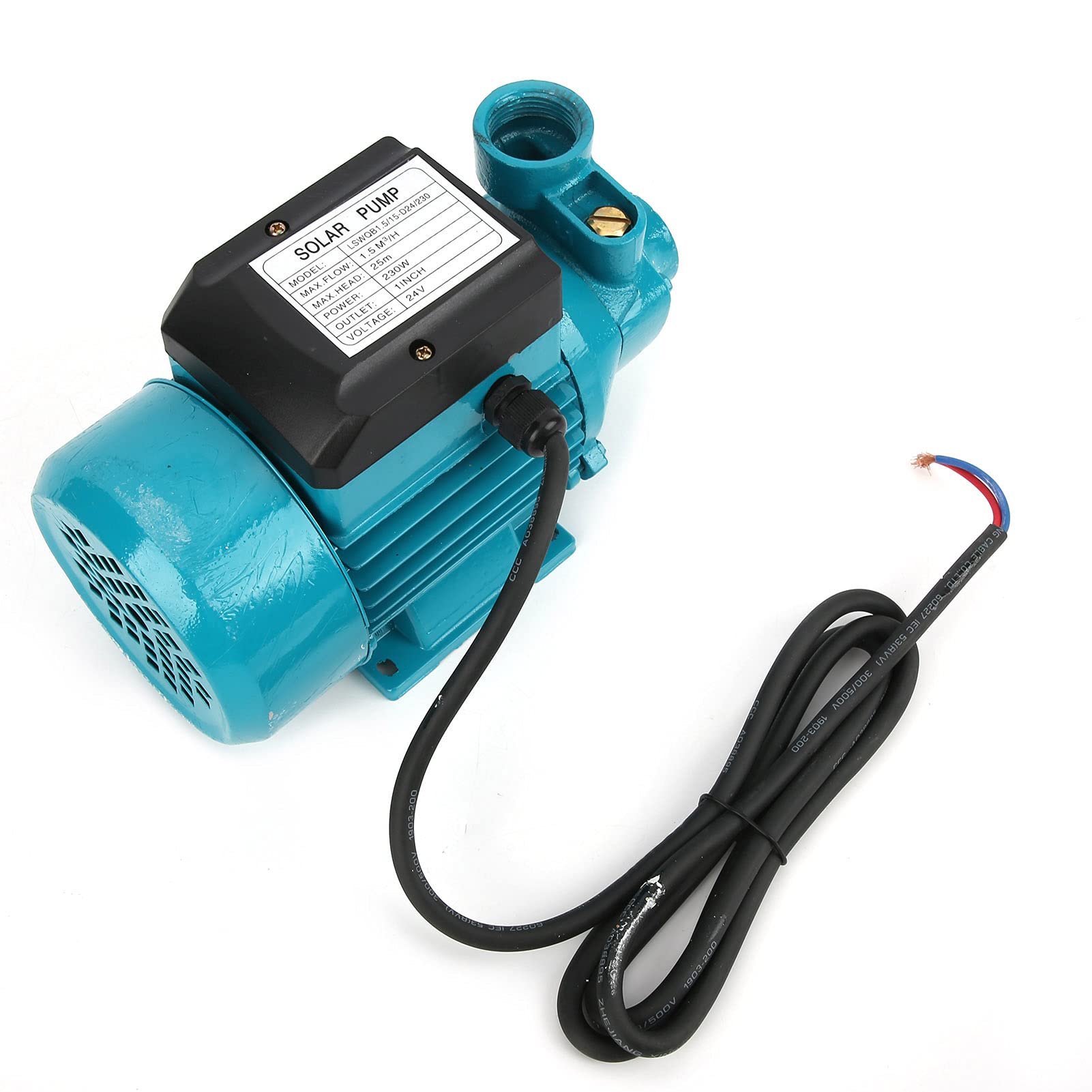 230W DC24V Single-Stage Micro Vortex Clean Water Pump - Unipolar Impeller Electric Pump for Water Supply (25m Head) | Horizontal Single Suction Design | Ideal for Aquariums, Hydroponics & Home Water Systems