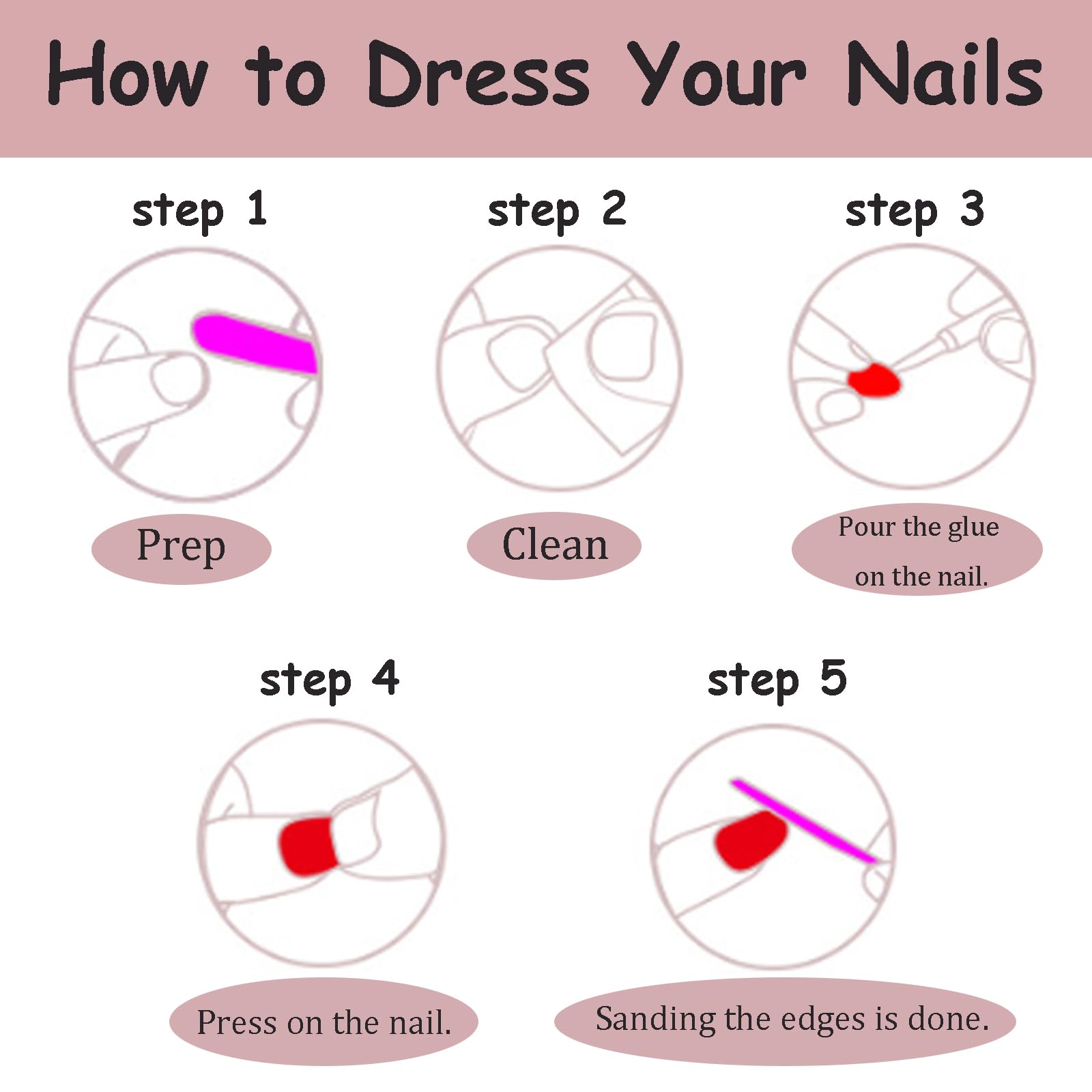 24Pcs White Gradient Press On Nails Short Square Fake Nails - Glossy Acrylic Artificial Nails with Nail Glue - Reusable French Nails for Women & Girls - Perfect for Parties, Weddings & Daily Wear