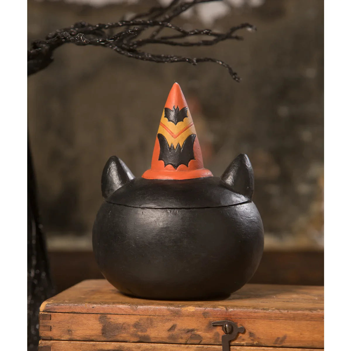 Batty Barnum Halloween Container by Johanna Parker - Spooky Decor for Parties & Home | Bethany Lowe Designs