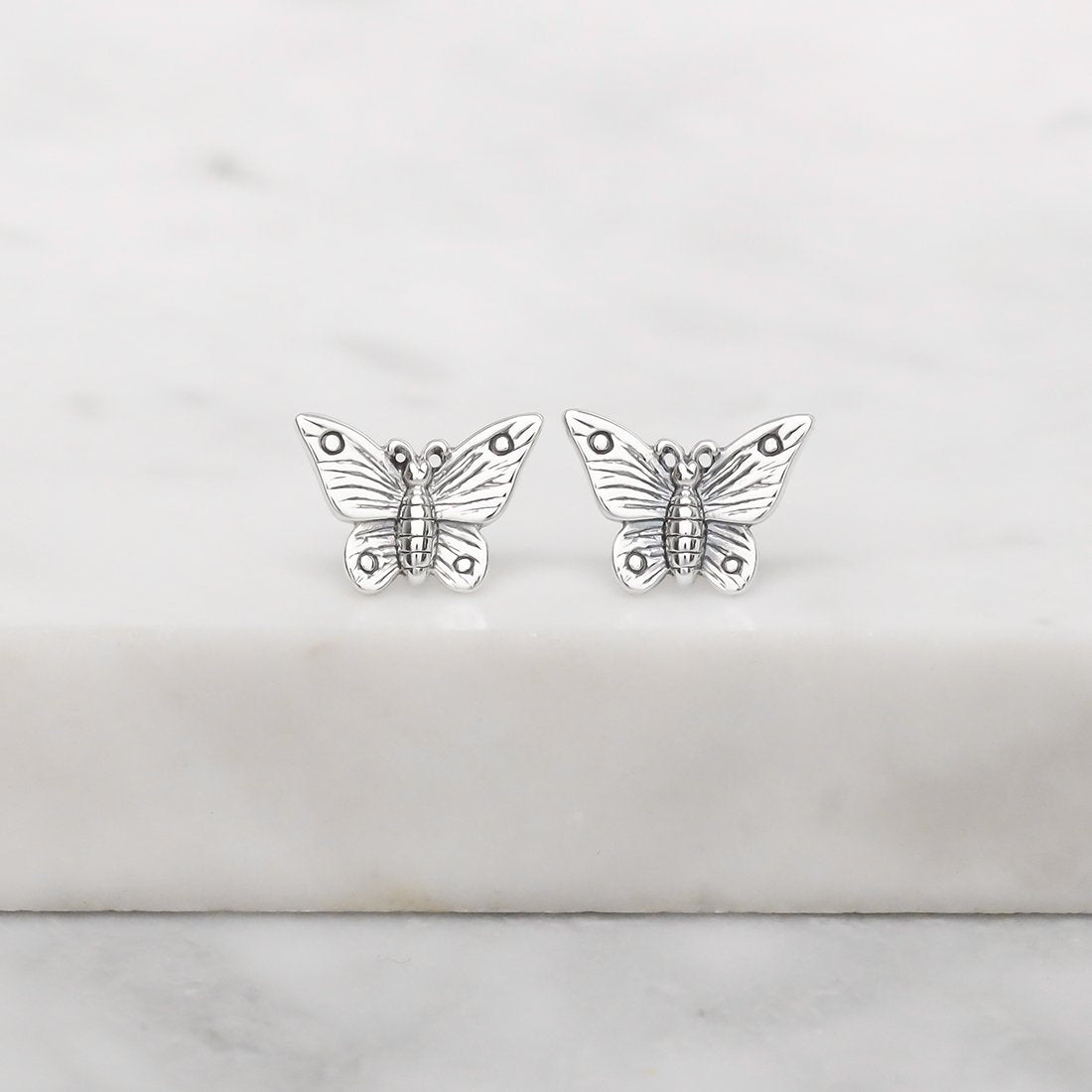 Butterfly Lovers Stud Earrings - Romantic Love Heart Shaped Jewelry for Women | Perfect Gift for Anniversary, Valentine's Day & Couple's Accessories