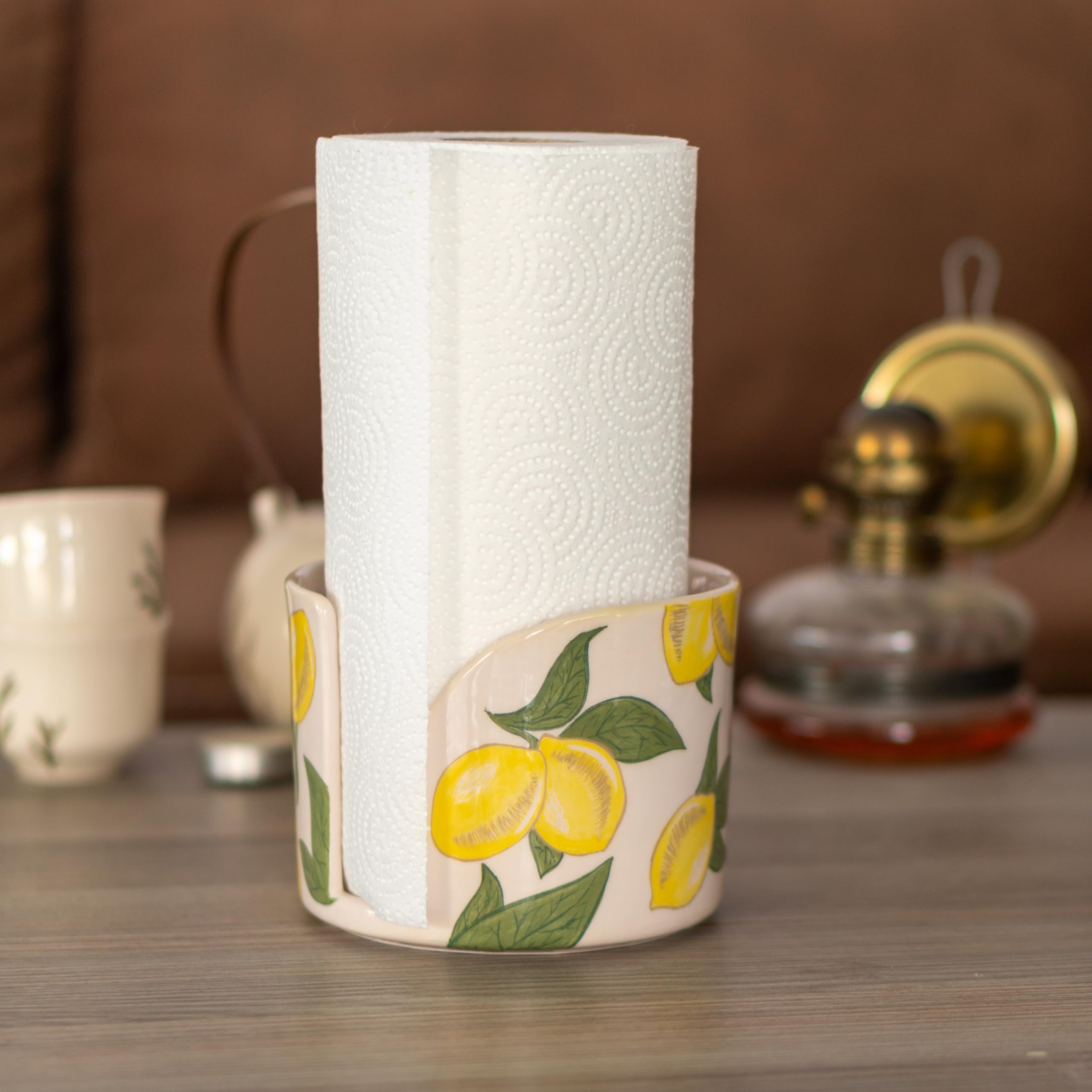 Lemon Pattern Paper Towel Holder - 5