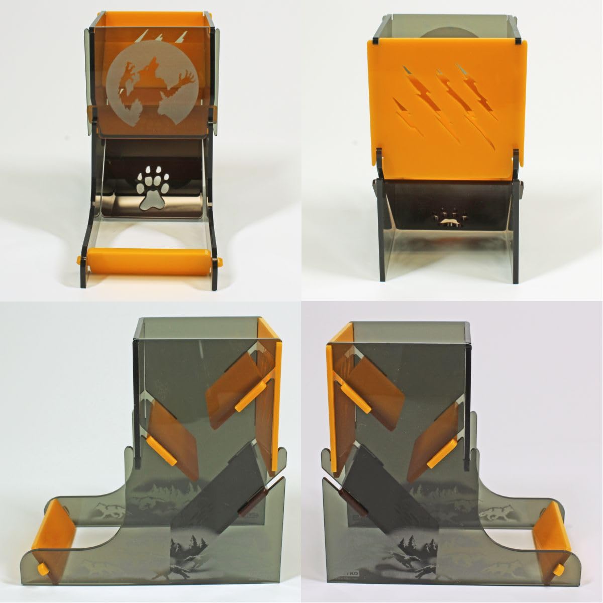 LITKO Horror Themed Dice Tower for Board Games | Werewolf Dice Roller | Perfect for RPG, D&D, and Tabletop Gaming
