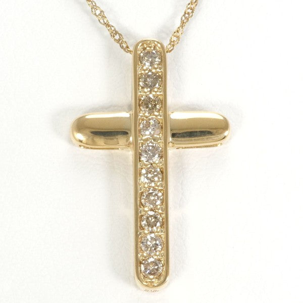 18K Yellow Gold Brown Diamond Pendant Necklace for Women - Elegant Jewelry Gift for Birthday, Anniversary & Special Occasions