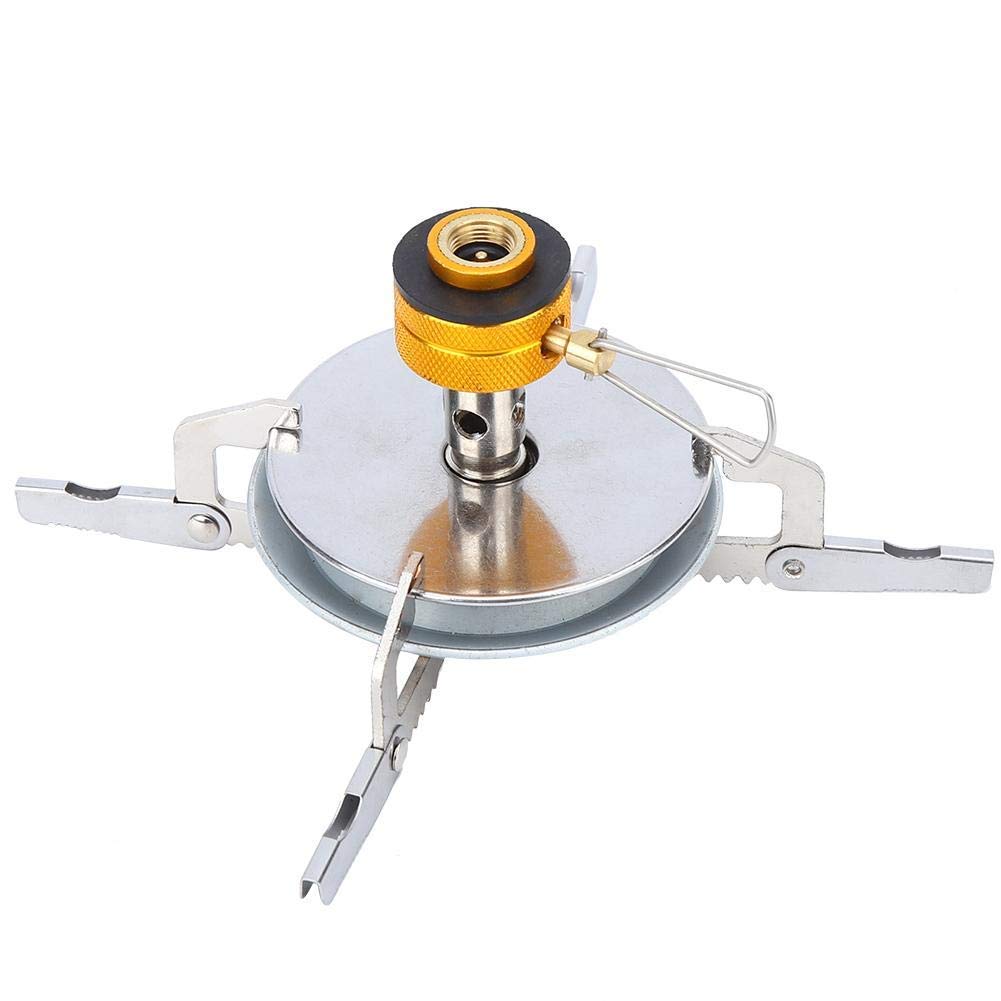 Portable Titanium Camping Stove - Lightweight Picnic & Hiking Stove with Bag for Outdoor Adventures
