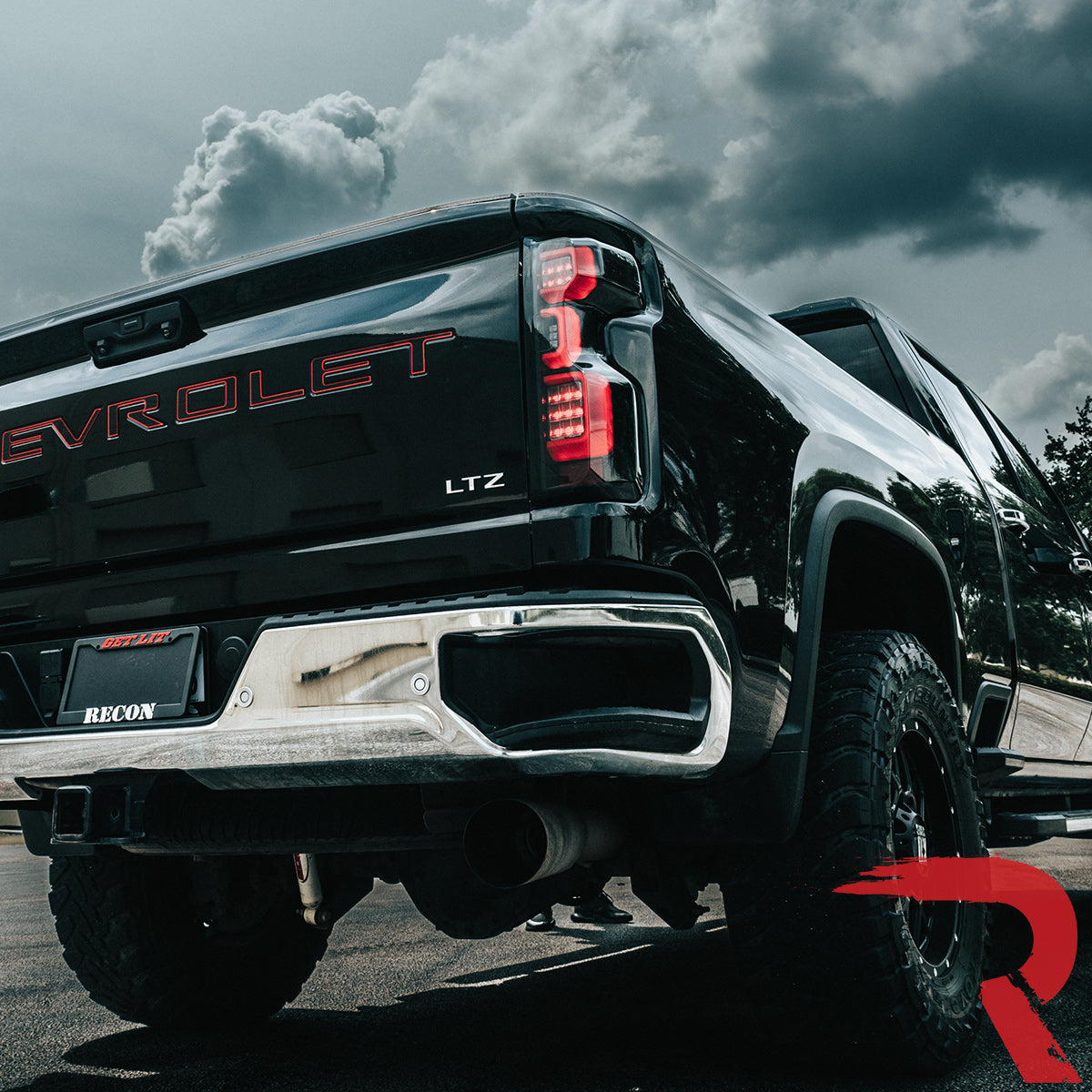 Chevy Silverado 1500 2019-2025 Ultra Bright OLED Tail Lights - Direct Replacement for Factory/OEM LED Tail Lights with Multiple Lens Design | Enhanced Night Visibility & Safety for Truck Driving