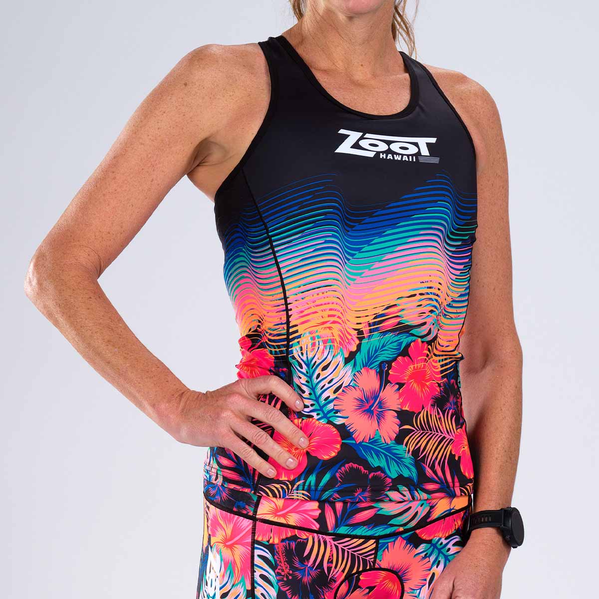 Women's LTD Tri Racerback Sports Bra - High Support Workout Top for Running, Yoga & Gym - 40th Anniversary Edition