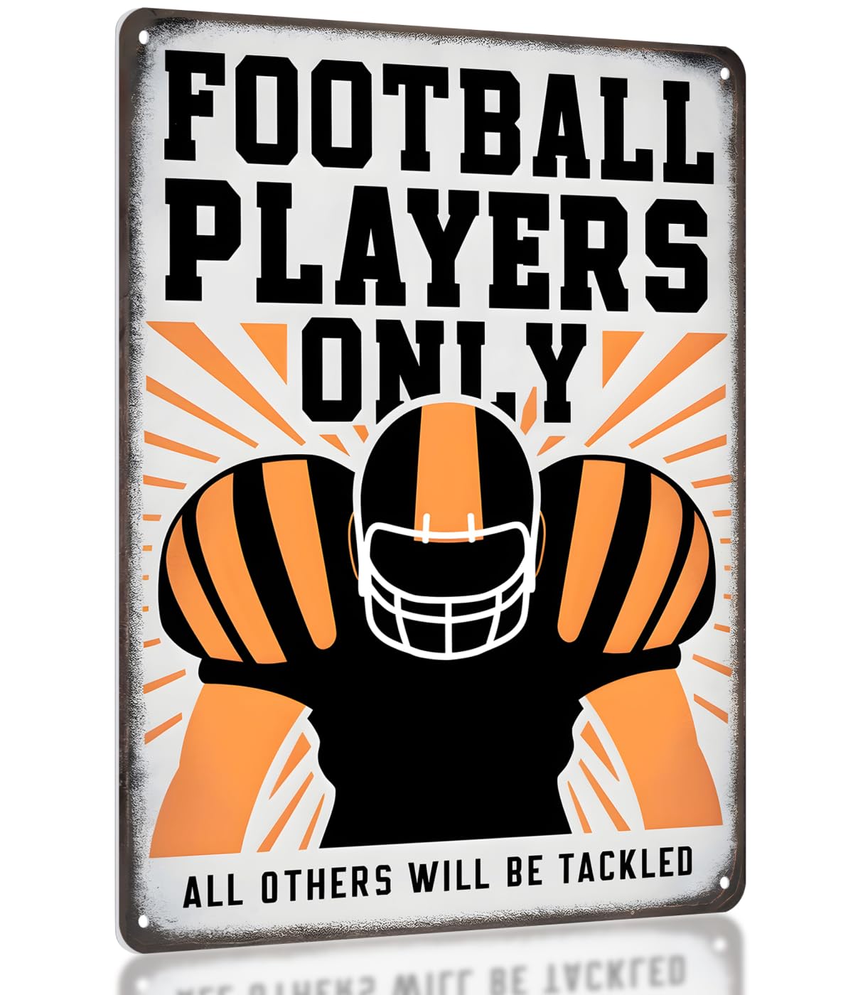 Cool Football Wall Decor for Boys Bedroom - Football Room Decor Sign, Football Gifts for Boys 8-12, Football Posters & Teen Accessories by Opix Design - Perfect for Sports Themed Rooms, Game Day Decor & Football Fan Gifts