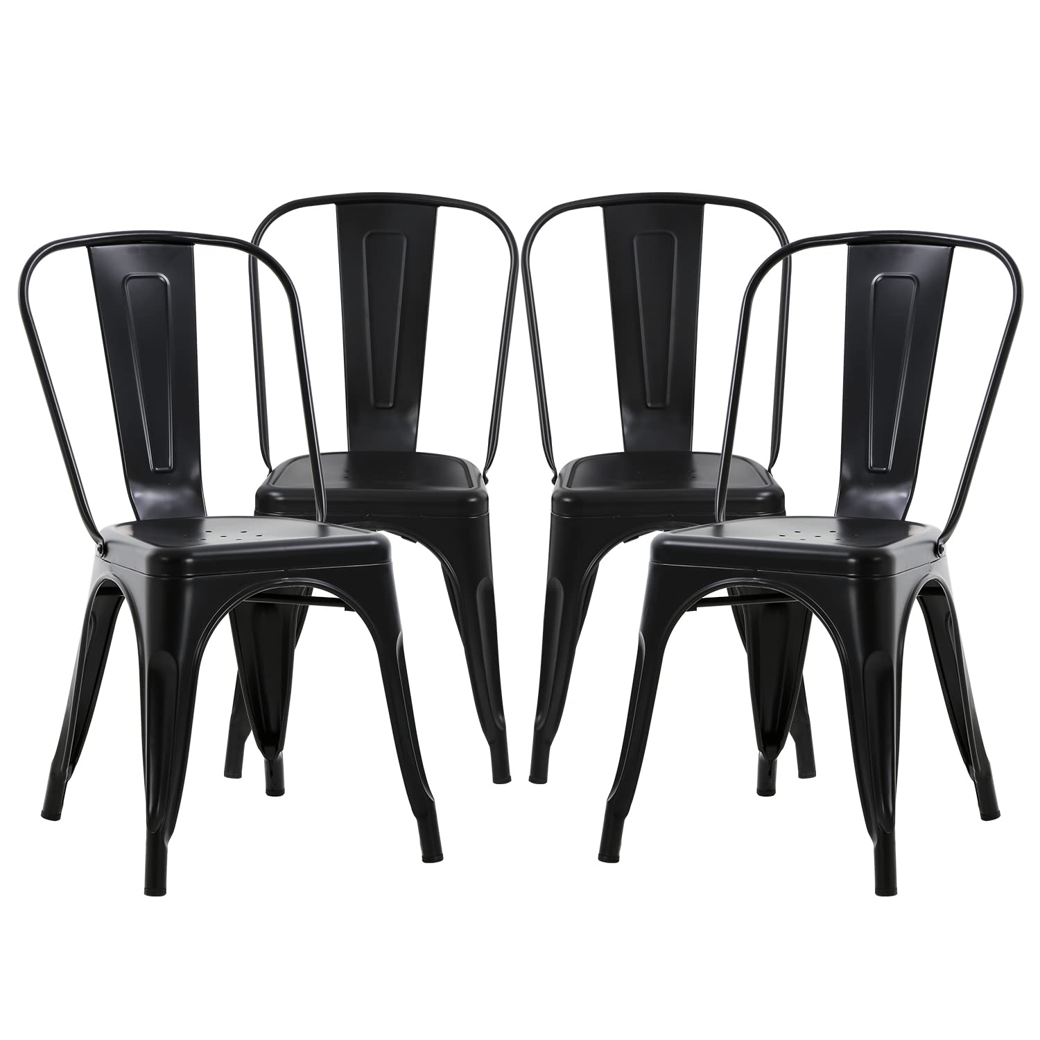4 Pack Metal Dining Chairs - 18