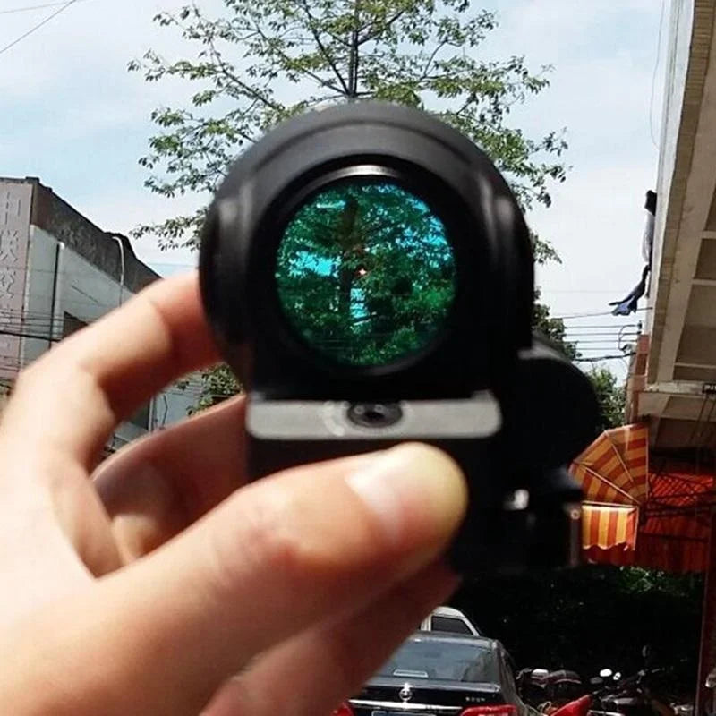 Tactical SRS Solar Power Red Dot Sight - Military Grade Sealed Reflex Scope for Hunting, Airsoft & Wargame | Perfect for Outdoor Shooting, Tactical Training & Survival Scenarios