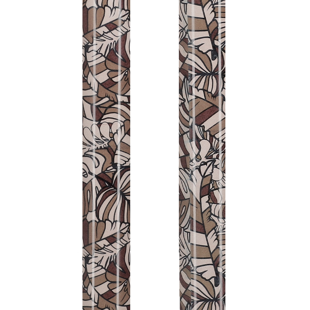 Adjustable Bahama Leaf Derby Walking Cane with Scratch & Dent - Lightweight Mobility Aid for Seniors & Outdoor Hiking (Model V2270) - Perfect for Travel, Daily Support & Stability