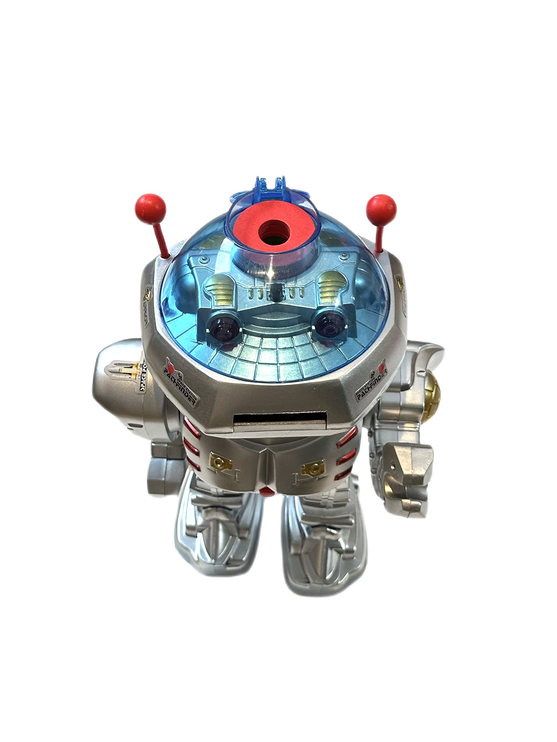 Remote Control Dancing Robot with Missile Disc Launcher & Top Loading Chamber - Interactive RC Toy for Kids, Party Entertainment & STEM Learning