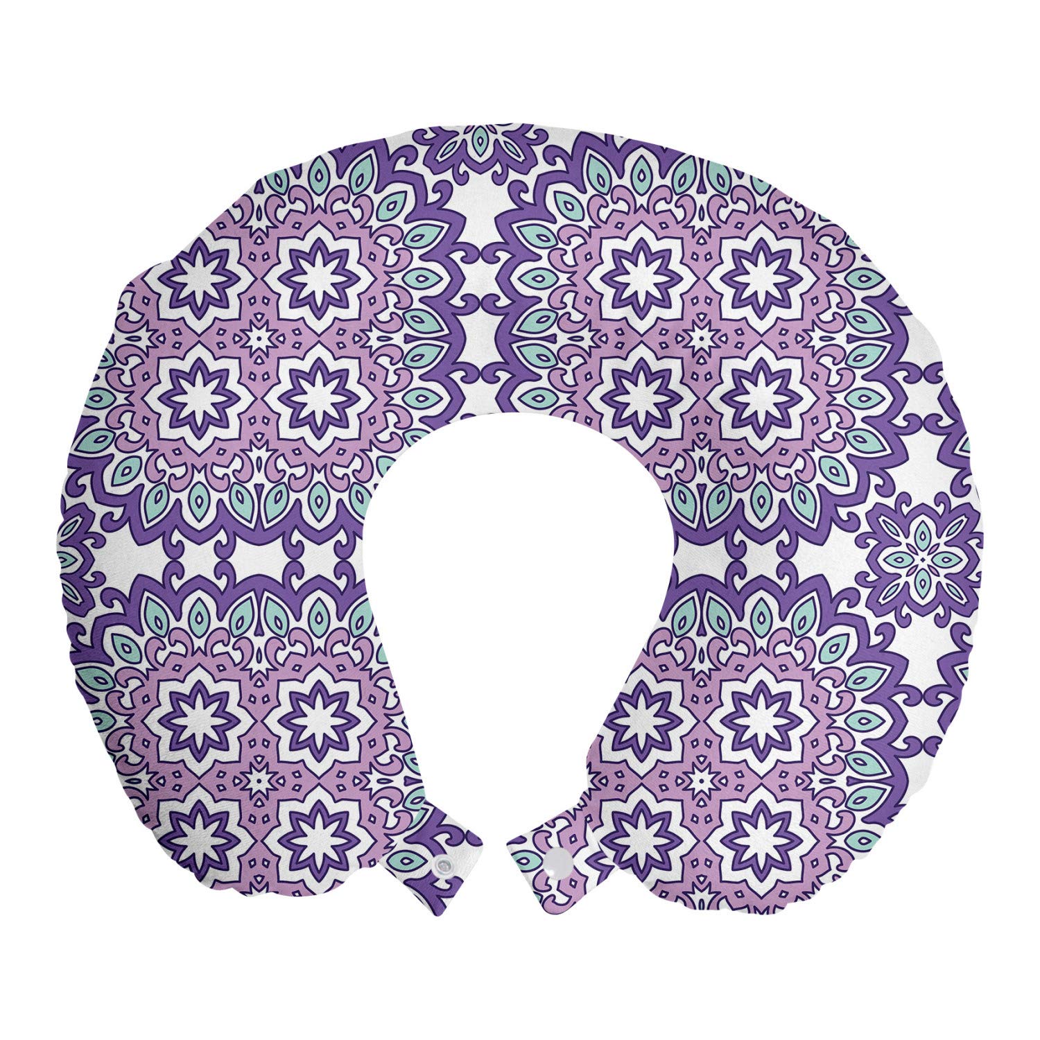 Ambesonne Memory Foam Travel Neck Pillow - 12