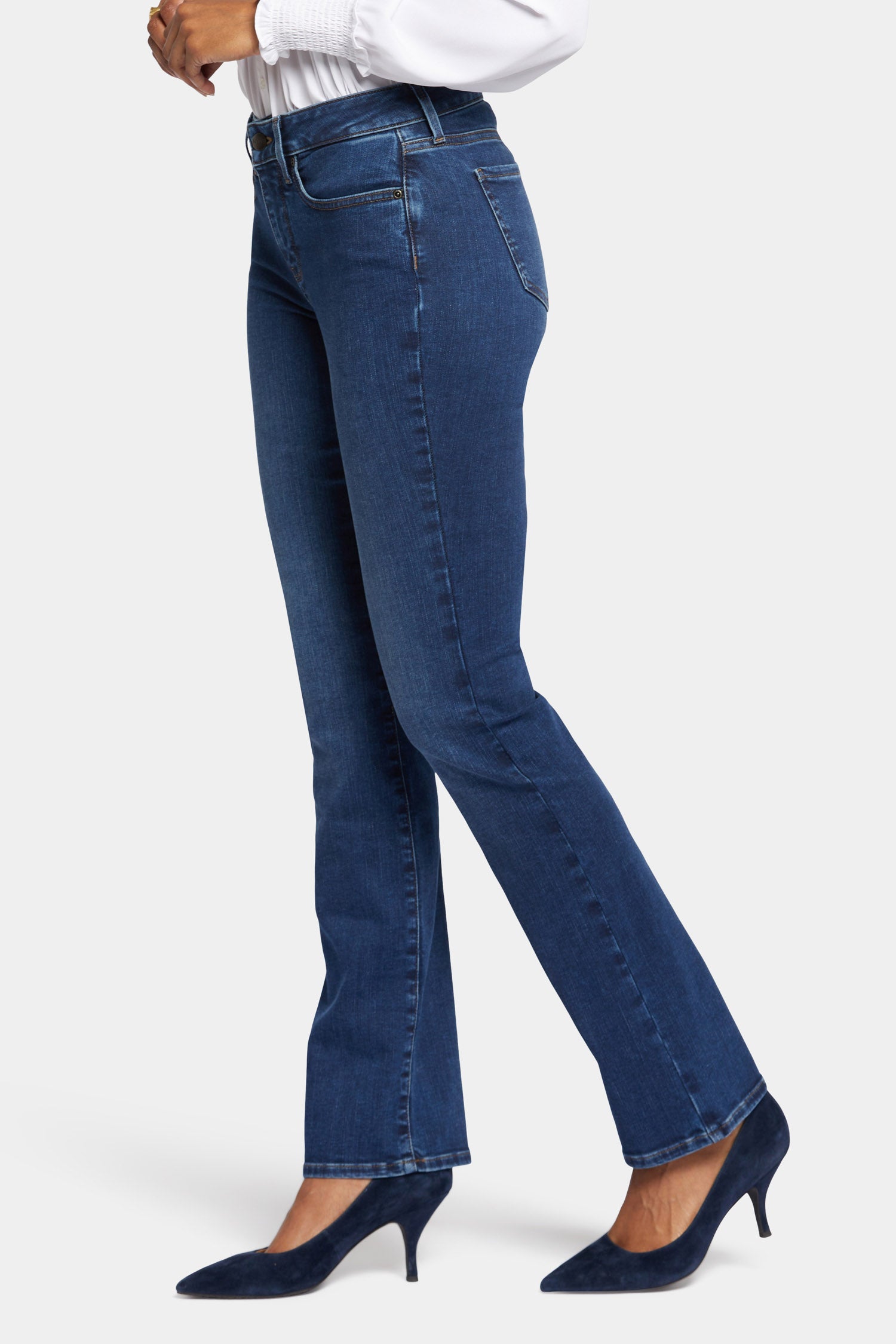Barbara Bootcut Jeans for Women - Petite Fit in Cooper Wash | Comfortable Stretch Denim for Casual Wear & Everyday Outfits
