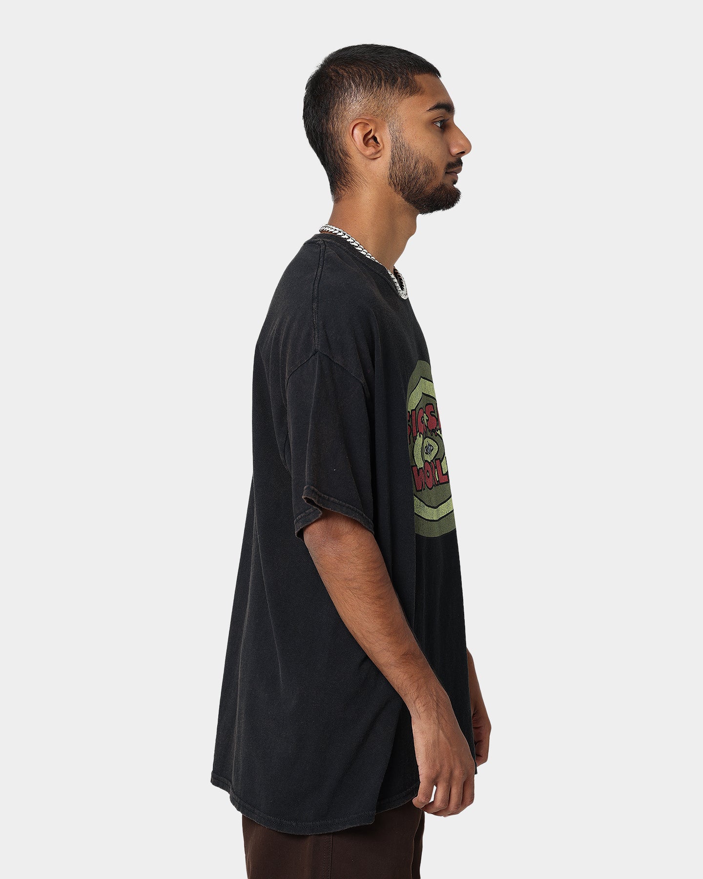 American Thrift X Daria Sick Sad World Vintage Graphic T-Shirt - Distressed Black Wash | 90s Cartoon Tee for Retro Fashion & Grunge Outfits