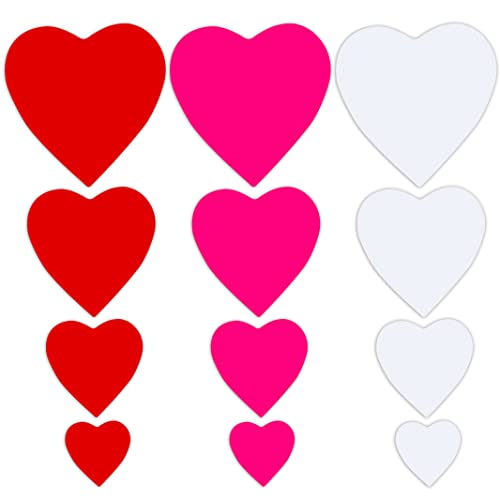 Red, Pink and White