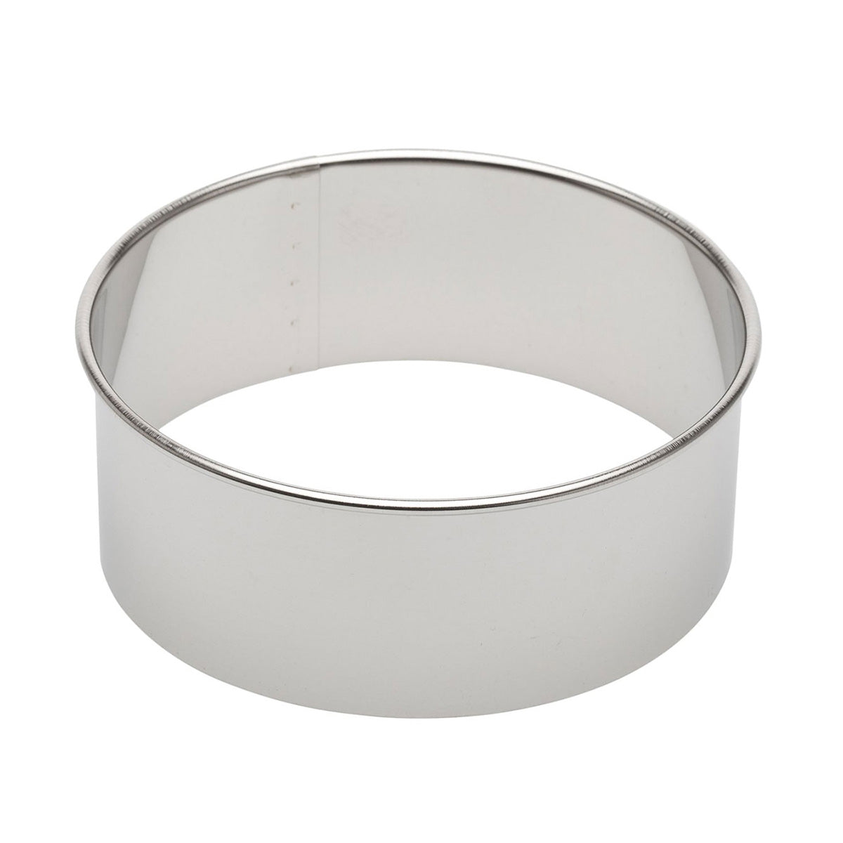 Ateco 14404 Stainless Steel Round Biscuit Cutter Set - 4.5 Inch for Baking Cookies, Pastries, and Dough - Perfect for Home Bakers and Professional Kitchens