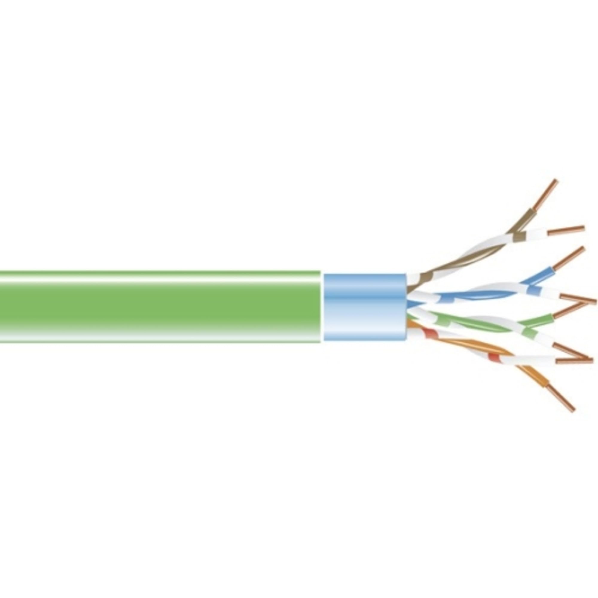 1000 ft Green Black Box Bulk Ethernet Cable - High-Speed Cat6 Network Cable for Office, Data Center & Home Networking