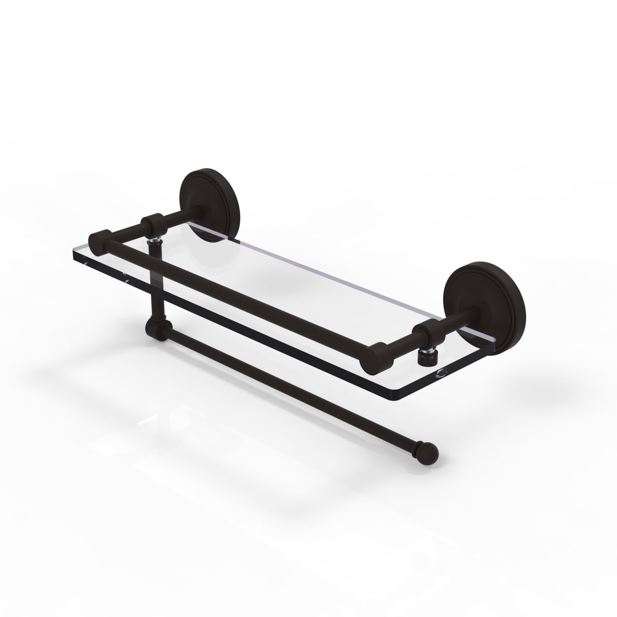 Allied Brass PRBP-1PT/16-GAL-ORB Oil Rubbed Bronze Paper Towel Holder with 16