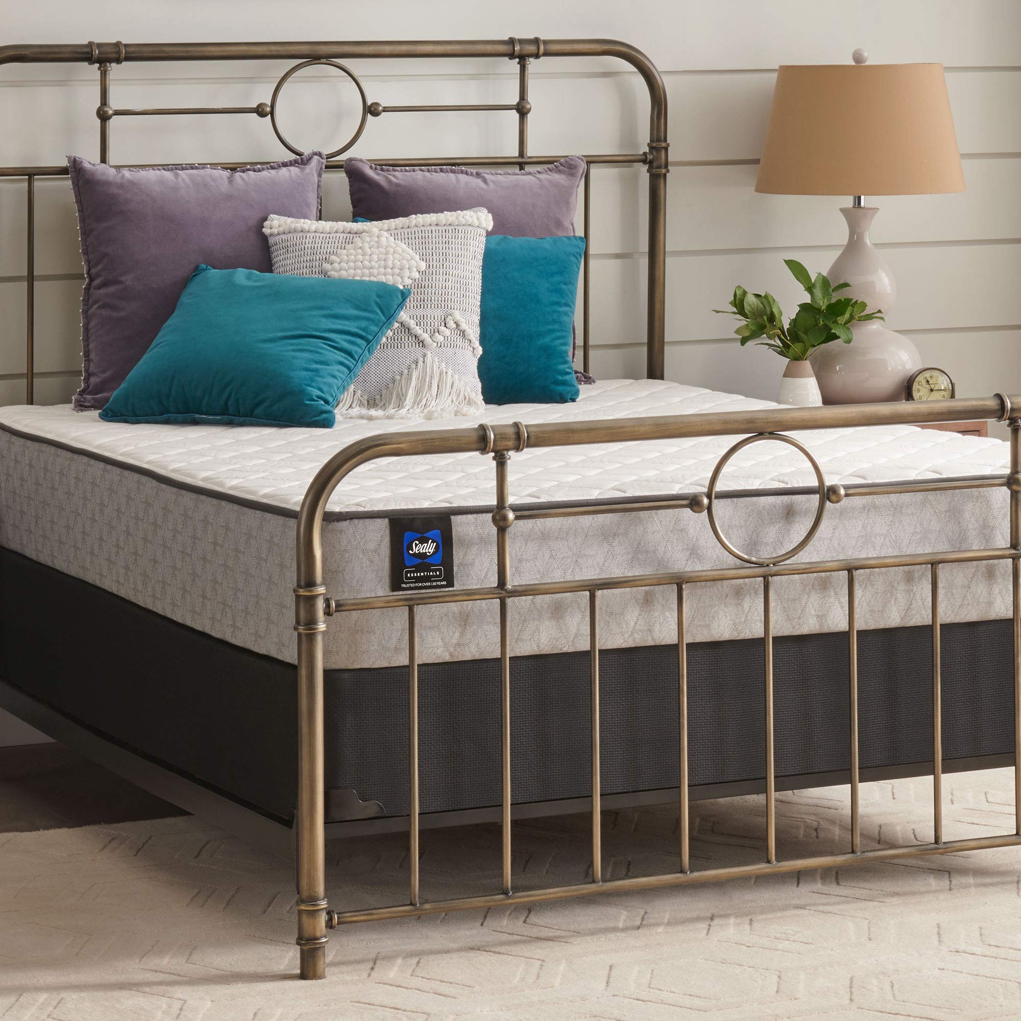 Sealy Essentials Spring Osage Firm Feel Mattress - Twin XL Size, Supportive & Comfortable for Back Pain Relief - Perfect for Guest Rooms, Dorms & Small Spaces