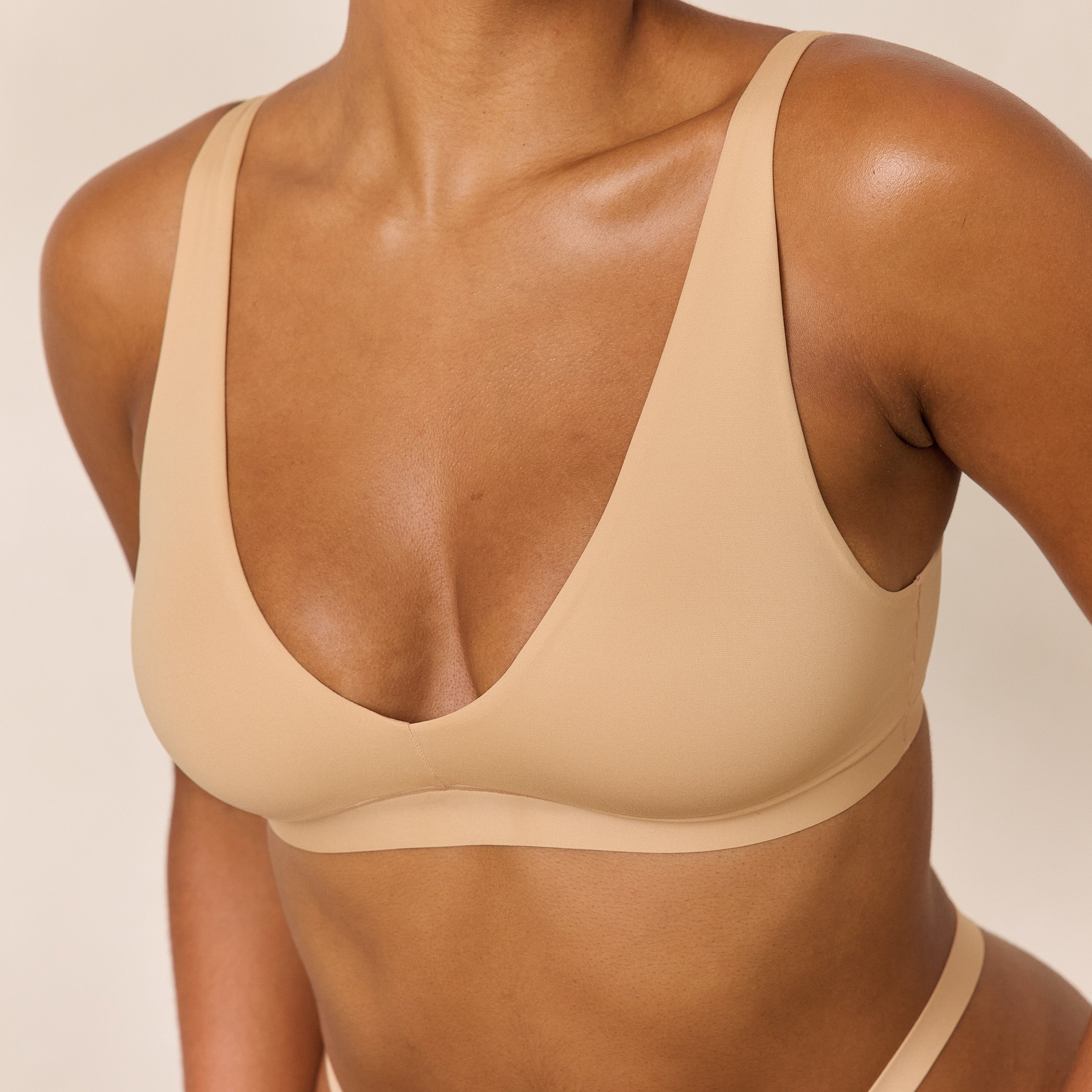 Everyday Comfort Triangle Bra - Wireless Soft Support Bralette for Women - Perfect for Yoga, Lounge & Sleep Wear