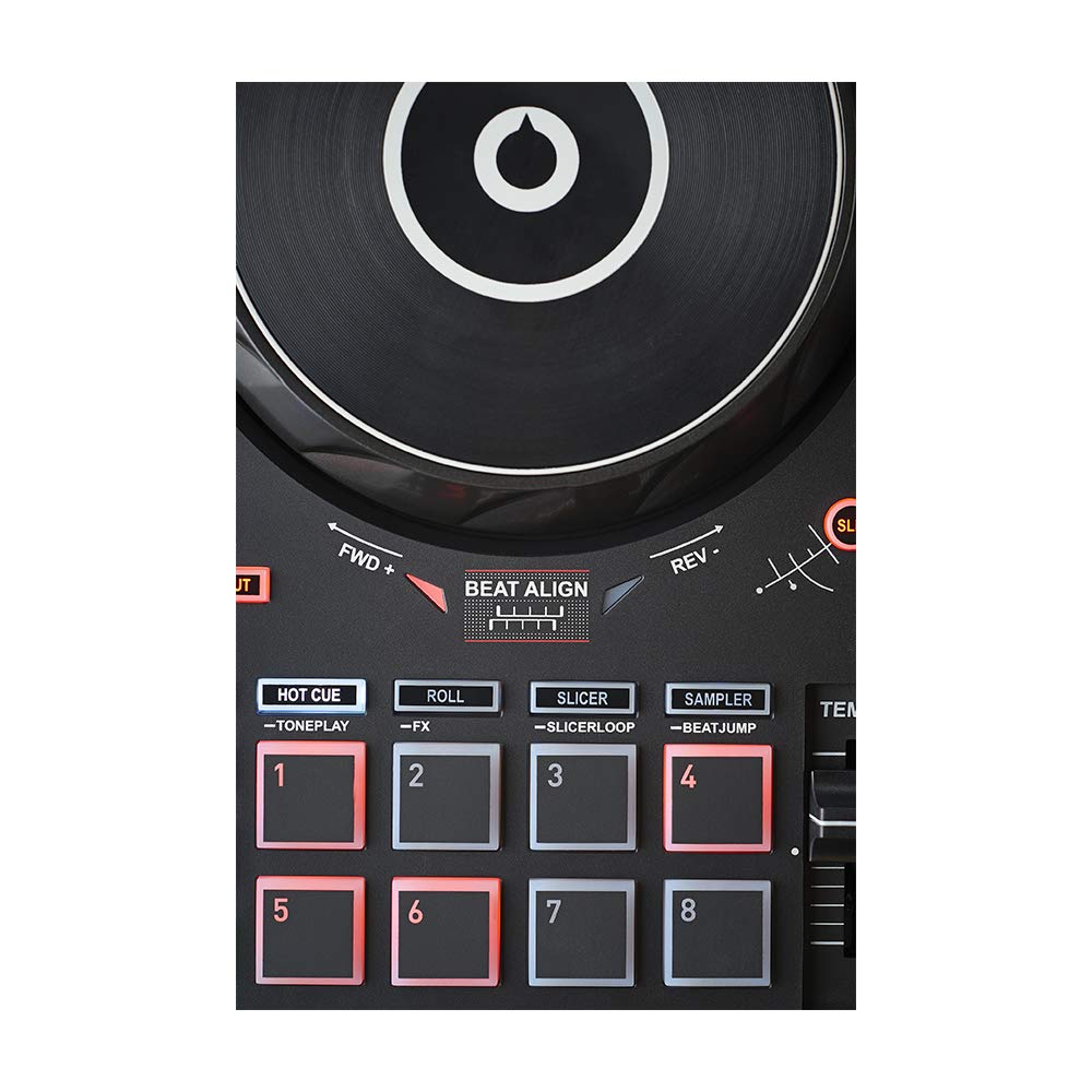 Hercules DJ Controller Professional Mixer - Black (Model 4780883) for DJs, Music Producers & Live Performances