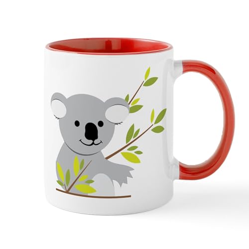 White/Red Inside - Koala Bear Mug