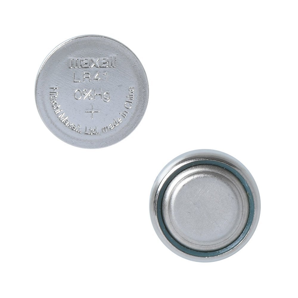 15 Pack Maxell LR41 1.5V Alkaline Button Cell Batteries - for Watches, Calculators, Cameras & Small Electronics - Long Lasting Power - Hologram Security Packaging