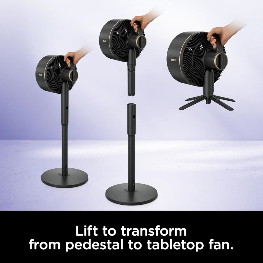 SHARK UH205 FlexBreeze Fan - Portable & Powerful Cooling Fan with Home Essentials Warranty | Perfect for Bedroom, Office, and Outdoor Use
