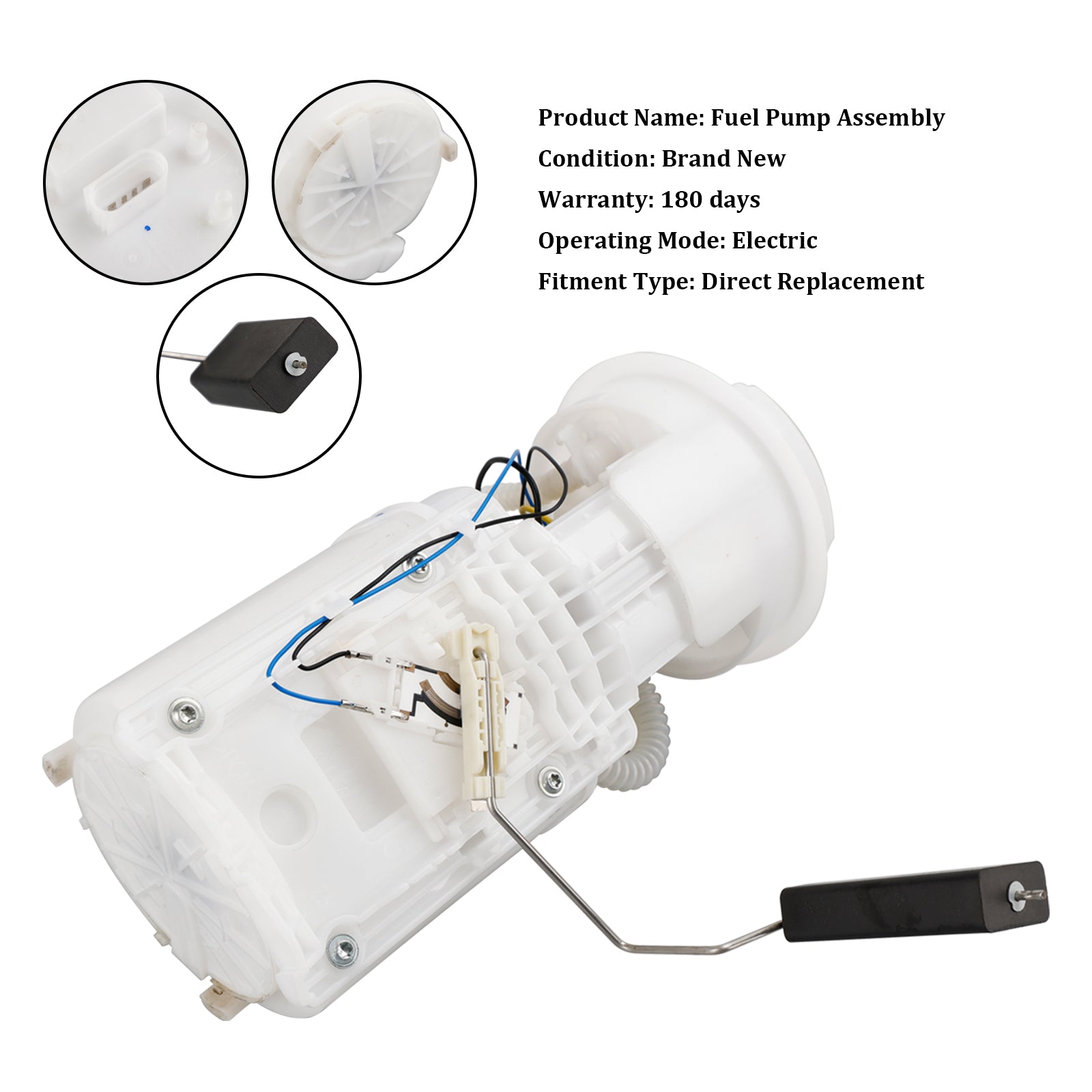 AUDI A3 (8L1) 1.6L 1.8L Fuel Pump Module Assembly 1J0919051B - Compatible with 1996-2003 Models - Perfect for Fuel System Replacement & Performance Upgrade
