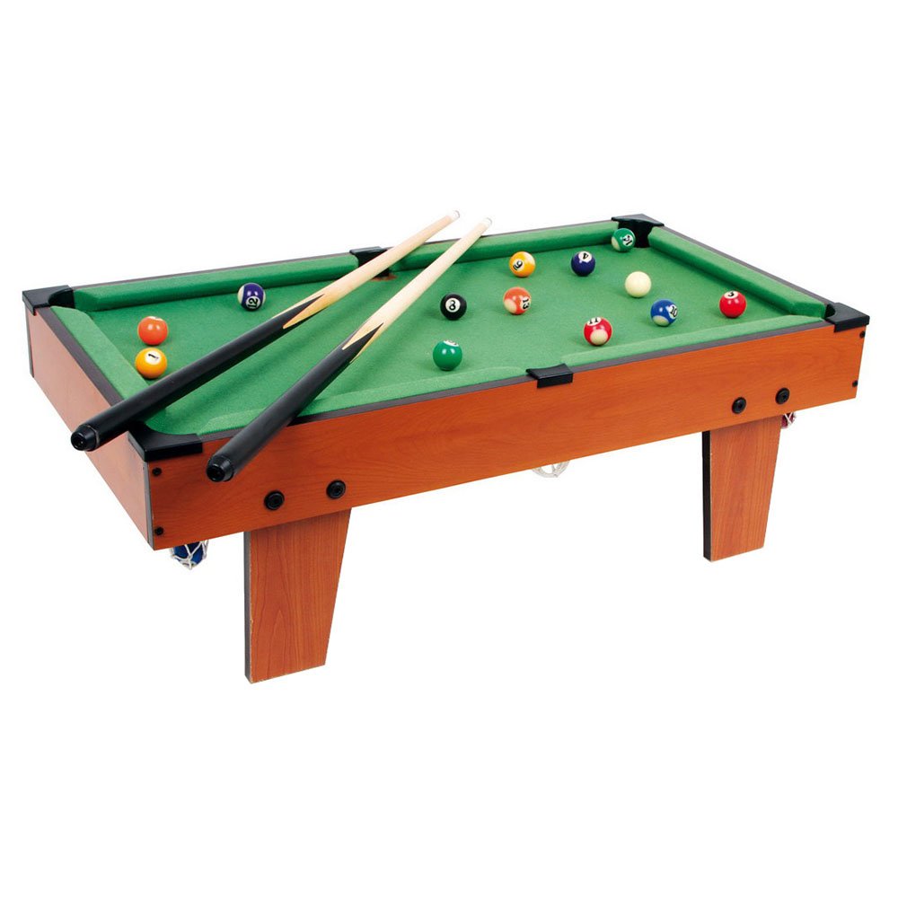 Small Foot Billar de Mesa Maxi - Premium Wooden Table Billiard Game for Kids & Adults - Perfect for Family Game Nights & Indoor Entertainment