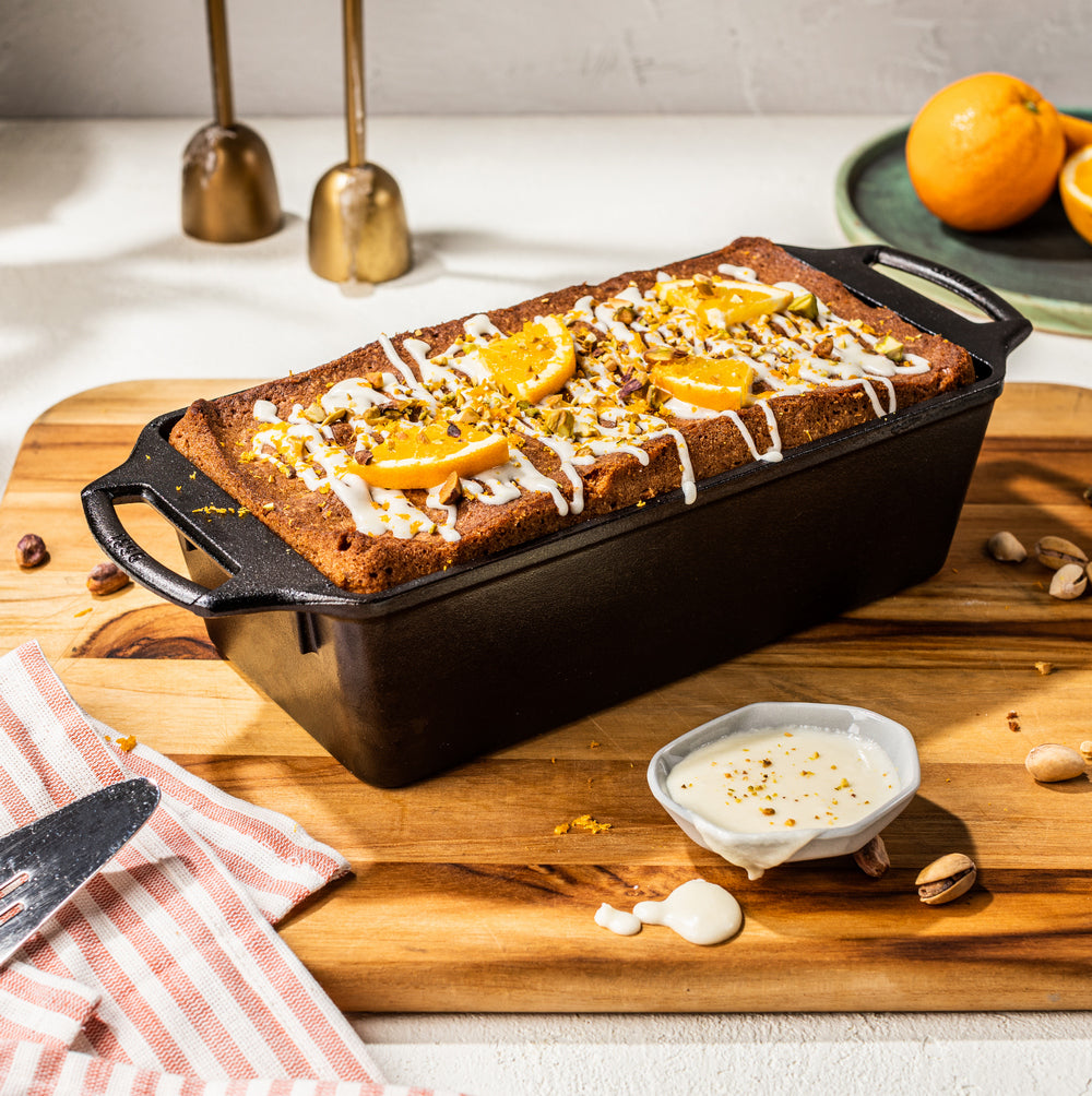 Premium Cast Iron Loaf Pan 10 x 5 Inch - Heavy Duty Bread Baking Pan for Homemade Sourdough, Banana Bread & Artisan Loaves - Perfect for Oven, Grill & Campfire Cooking