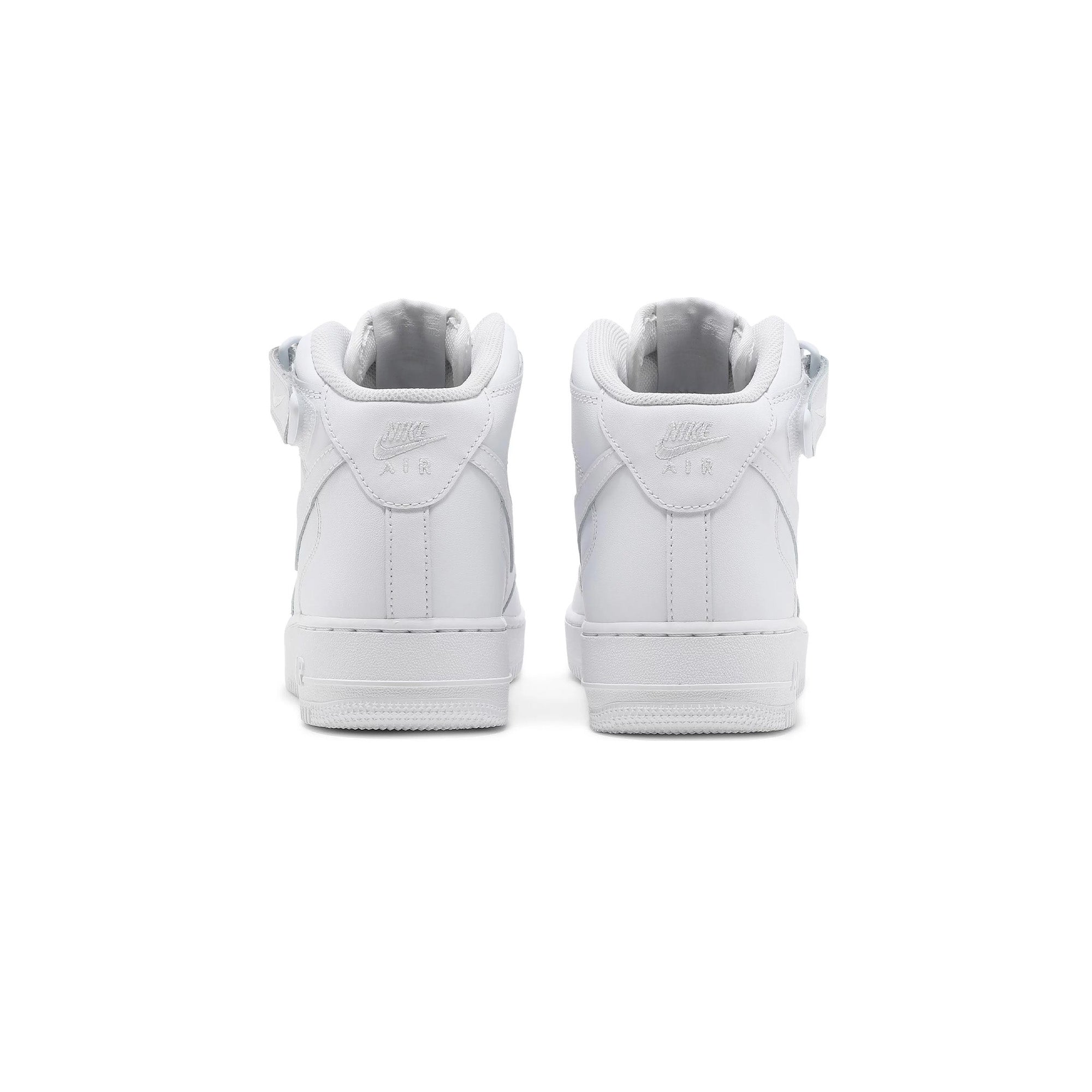 Nike Air Force 1 Mid '07 Triple White Men's Basketball Shoes - Classic Sneakers for Casual Wear, Street Style & Everyday Fashion