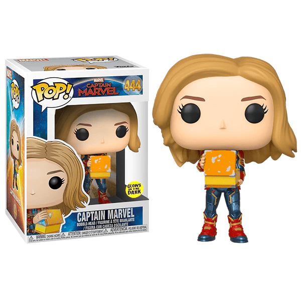 Marvel Captain Marvel Glow in The Dark Tesseract Collectible Figure - Perfect for Marvel Fans, Collectors, and Home Decor