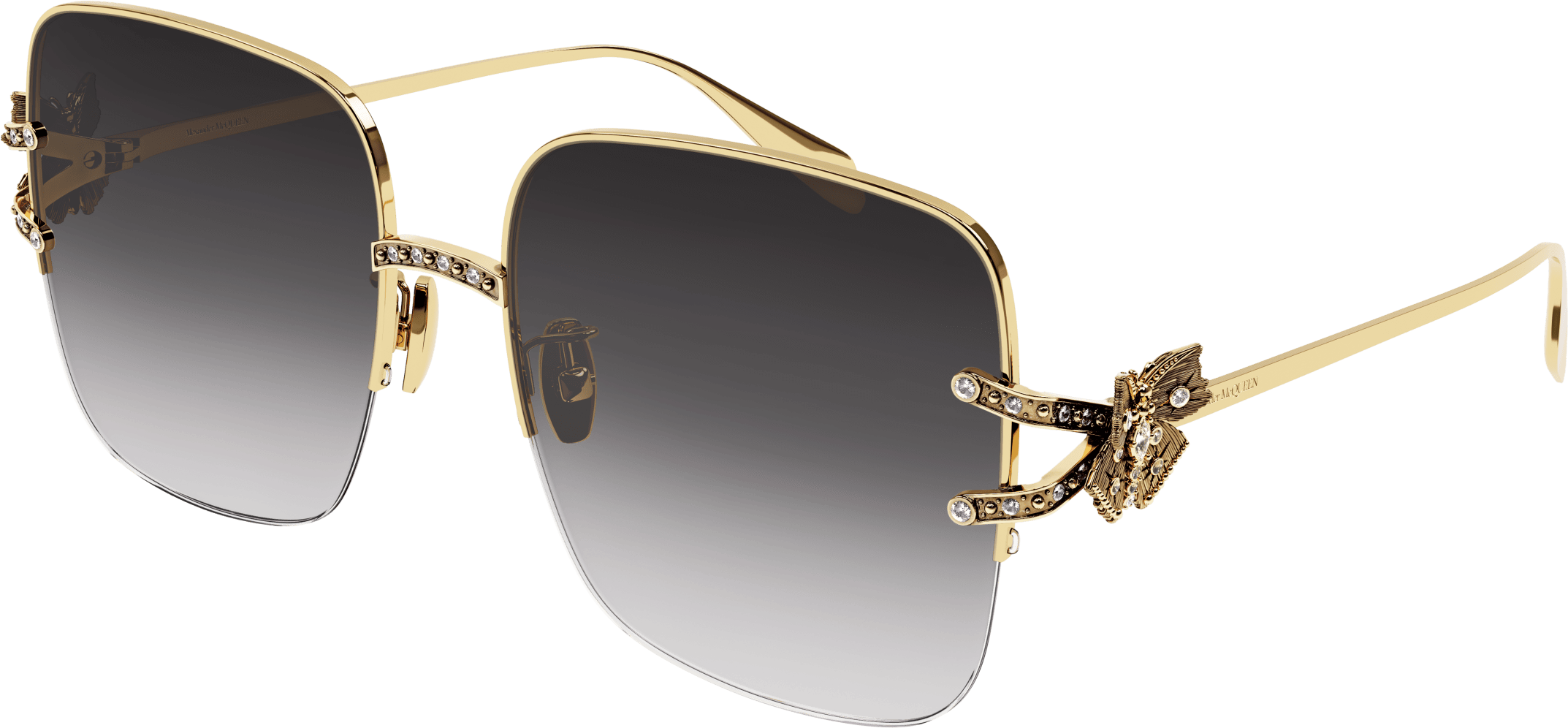 Alexander McQueen AM0371S Sunglasses - Luxury Designer Shades for Women & Men | Perfect for Outdoor Activities, Travel & Fashion Statements
