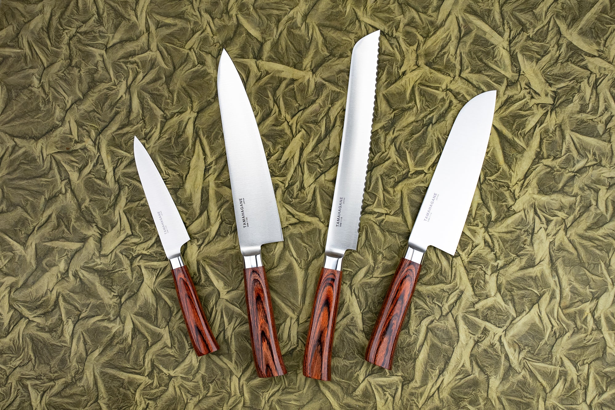 Premium Tamahagane Japanese Chef Knife Set - High-Carbon Steel Kitchen Knives for Professional Chefs & Home Cooking - Perfect for Slicing, Dicing & Meat Cutting