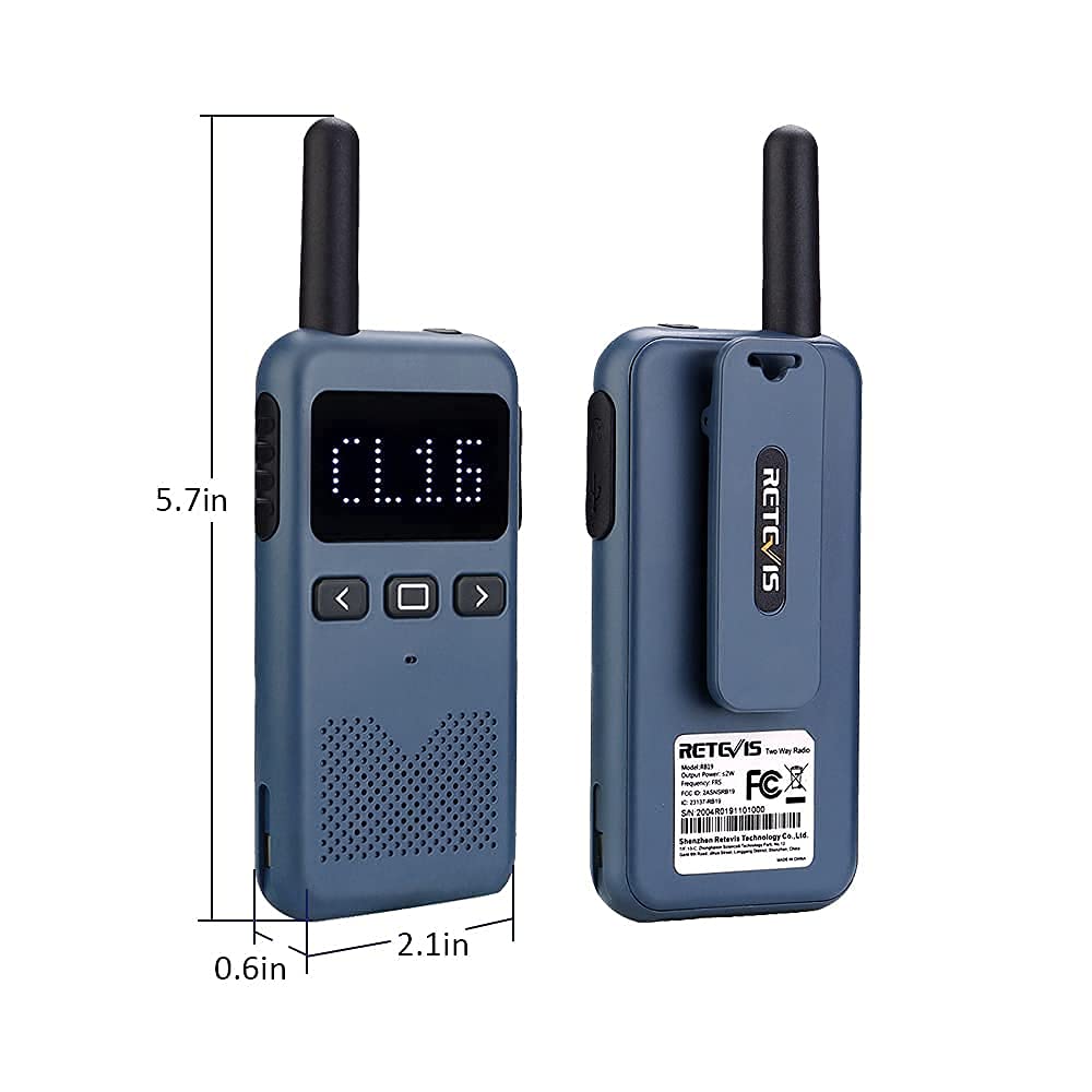 Retevis RB19 Walkie Talkies for Adults (9 Pack) - Long Range Two Way Radios with 6-Way Multi Charger - Perfect for Construction Sites, Outdoor Adventures, and Emergency Communication