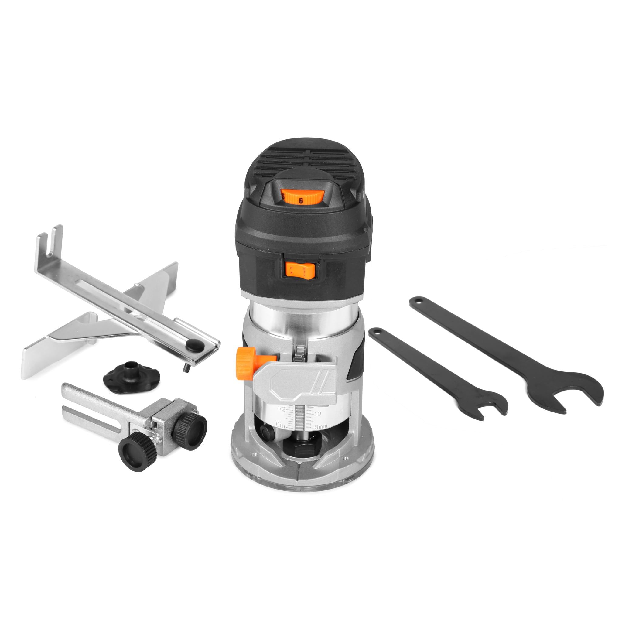 WEN RT1460 6 Amp 1/4 Inch Variable Speed Laminate Trim Router - Compact Handheld Woodworking Tool for Edging, Trimming & DIY Projects | Perfect for Cabinets, Furniture & Crafting
