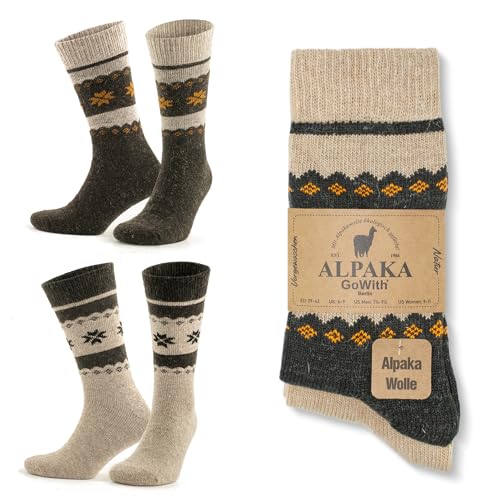 Beige/Brown - 2 Pairs (Model:3097)